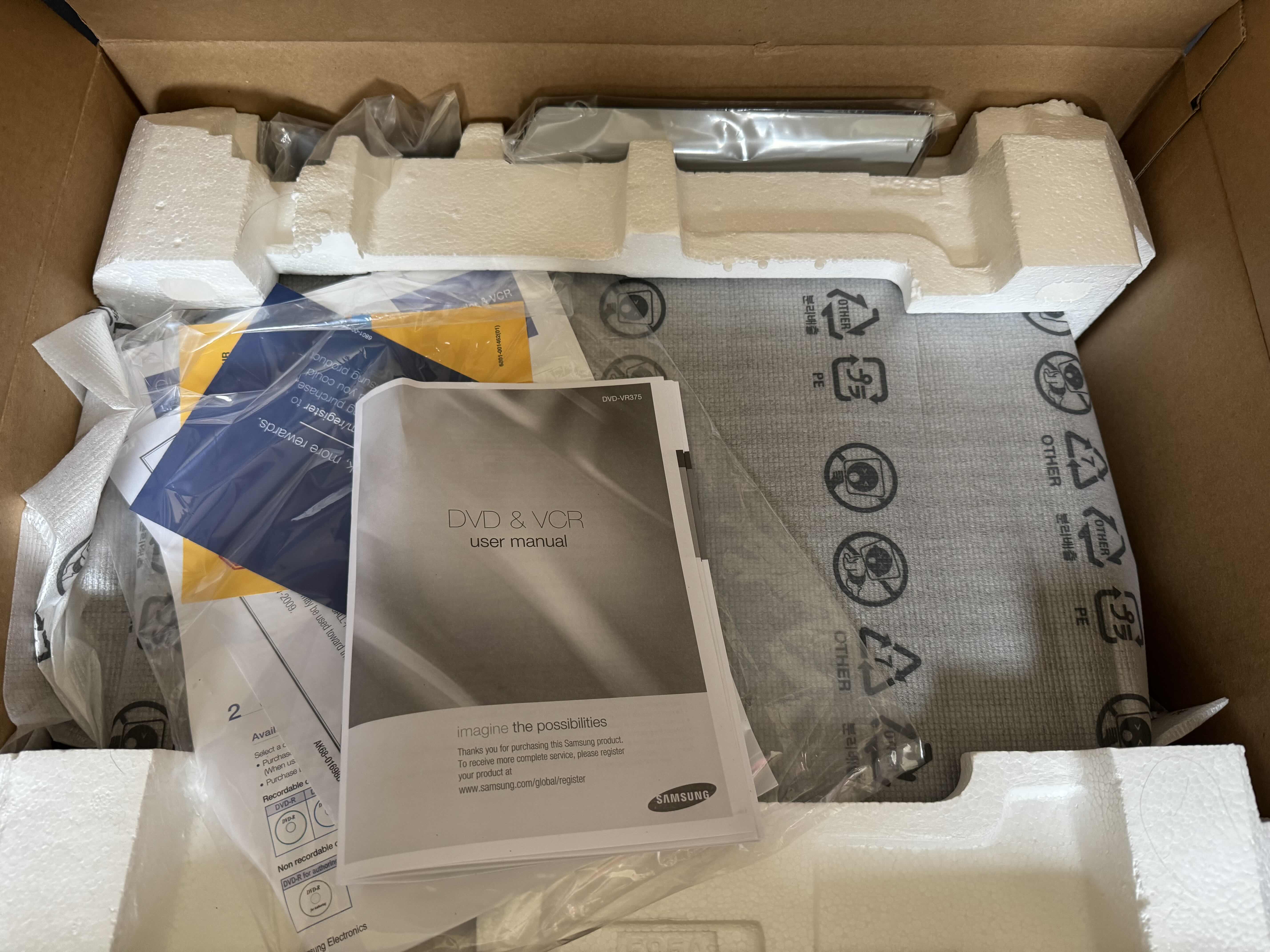 Photo 3 of BRAND NEW SAMSUNG DVD RECORDER AND VCR