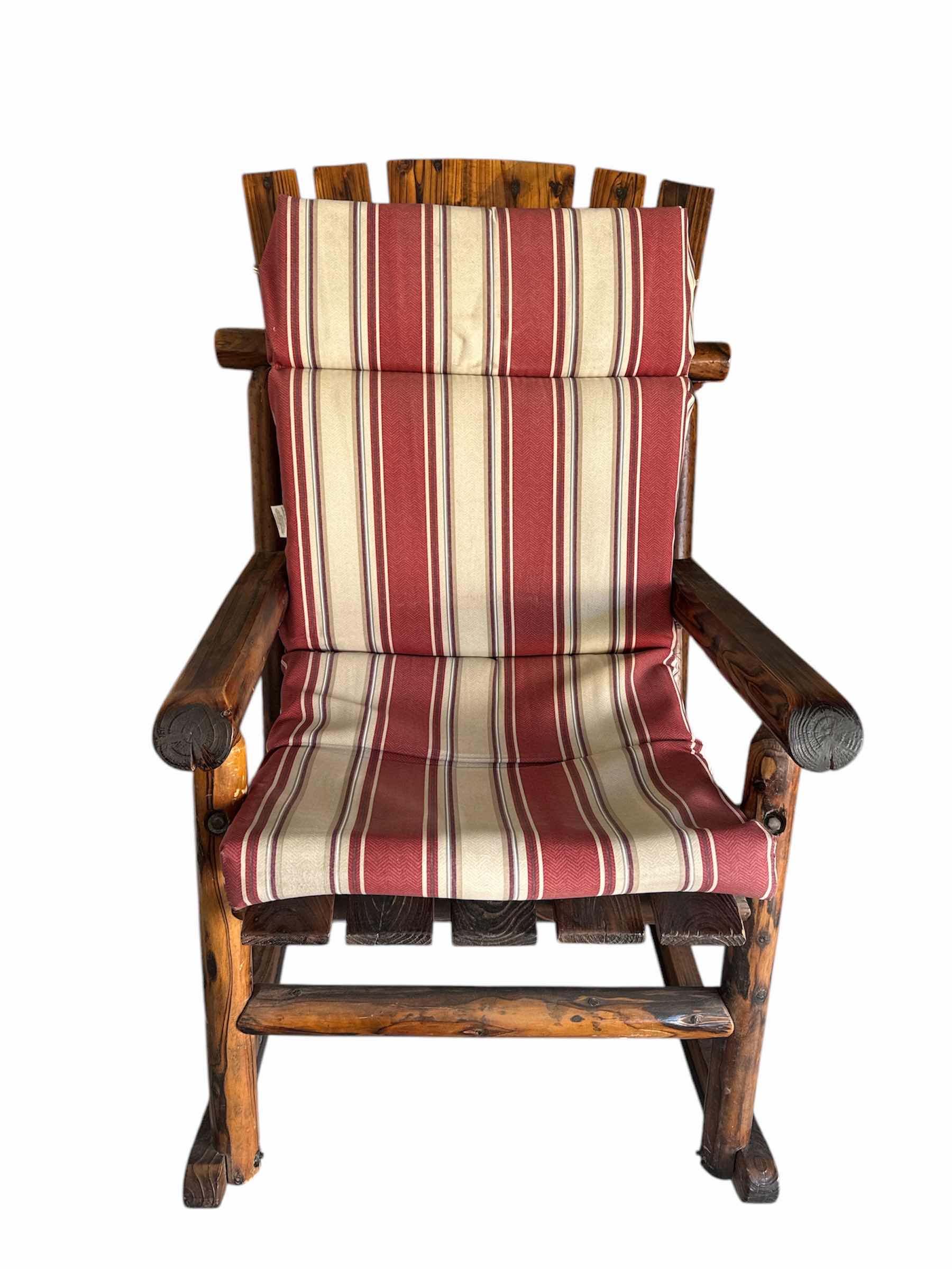Photo 1 of CHAR-LOG STAR ROCKER LEIGH COUNTRY WOODEN ROCKING CHAIR

35”X 30” X H43”
