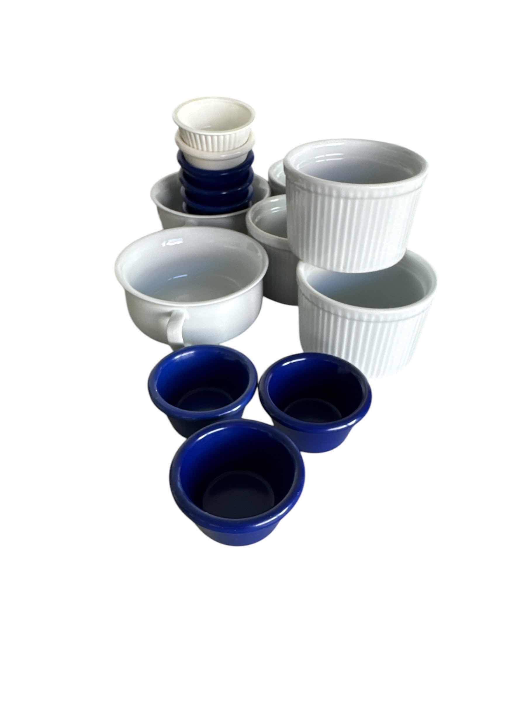 Photo 1 of RAMEKINS, SAUCE CUPS, PITCHER