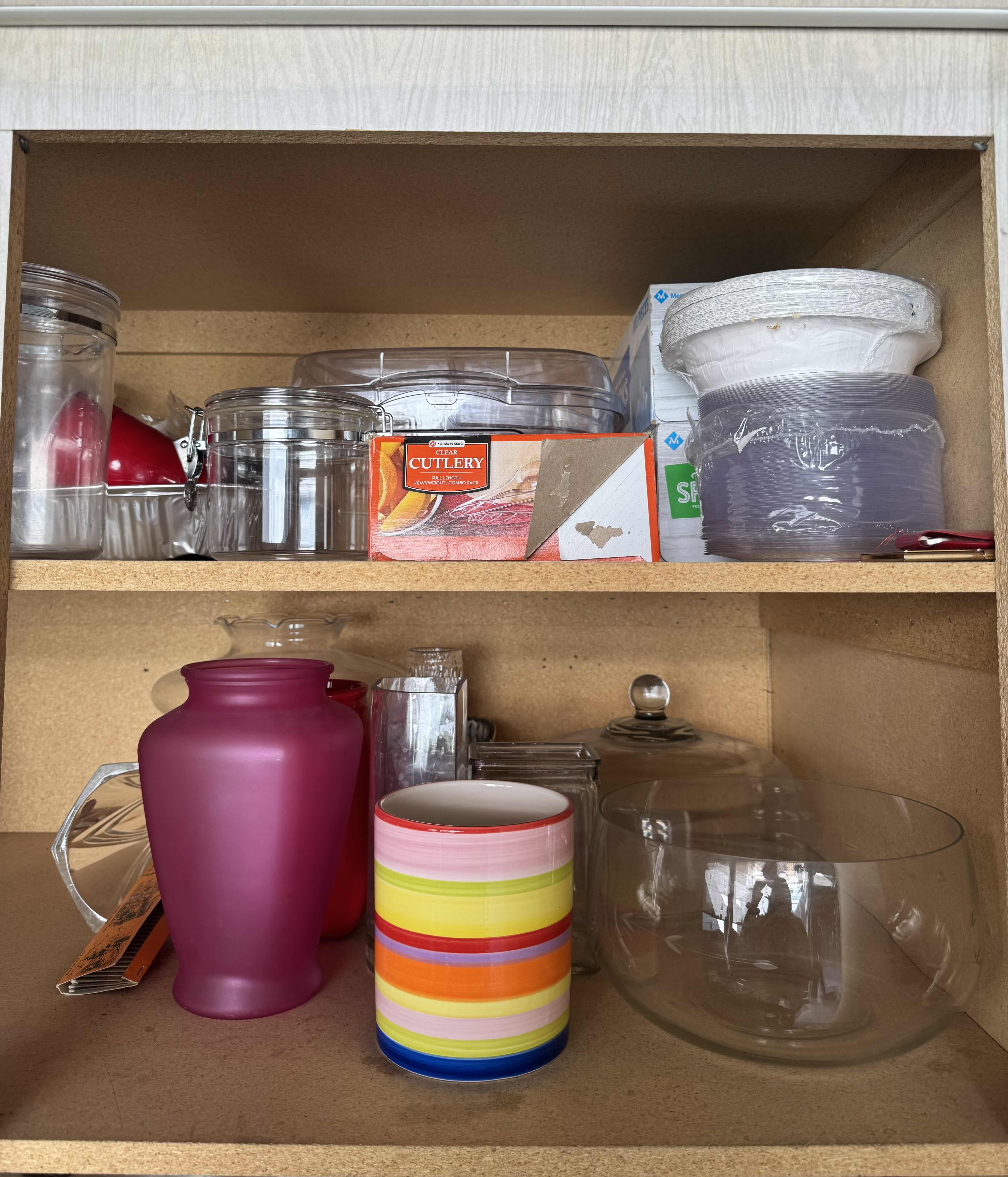 Photo 1 of CONTENTS OF CABINET, KITCHEN ESSENTIALS