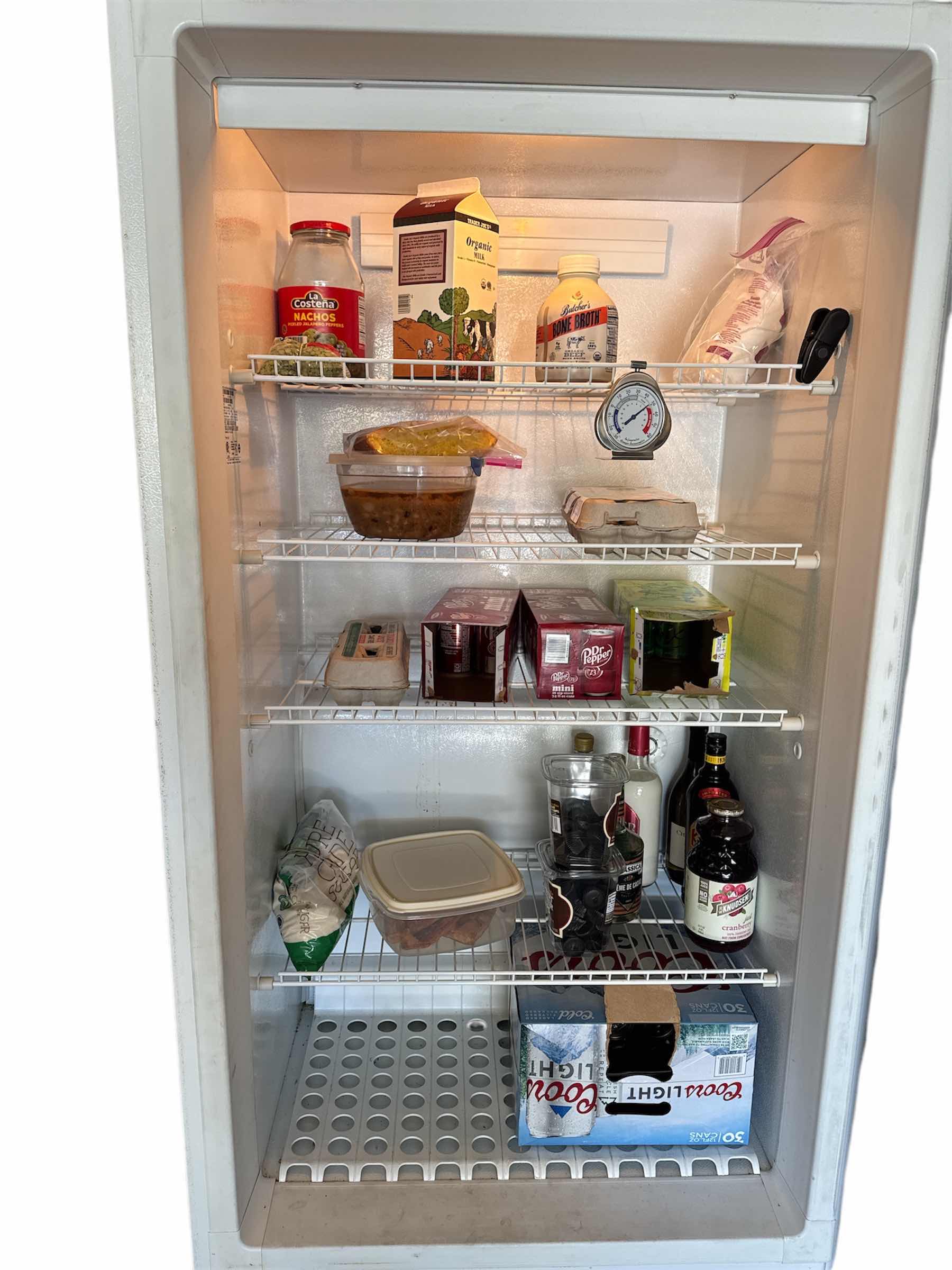 Photo 4 of KENMORE WHITE STAND ALONE REFRIGERATOR 32”X 27” H66” (CONTENTS NOT INCLUDED)