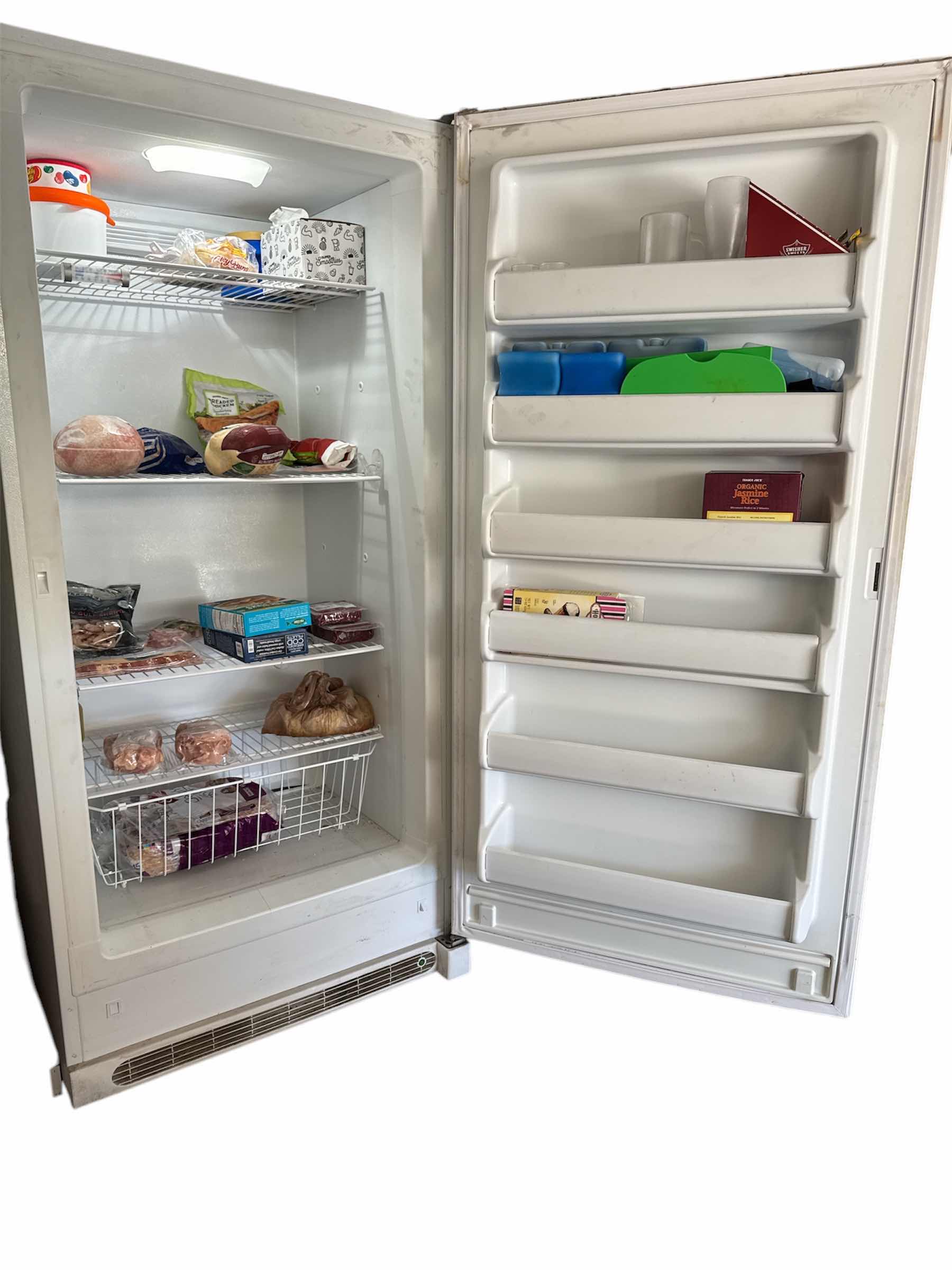 Photo 1 of KENMORE WHITE STAND ALONE FREEZER (CONTENTS NOT INCLUDED) 34” X 30” H72”