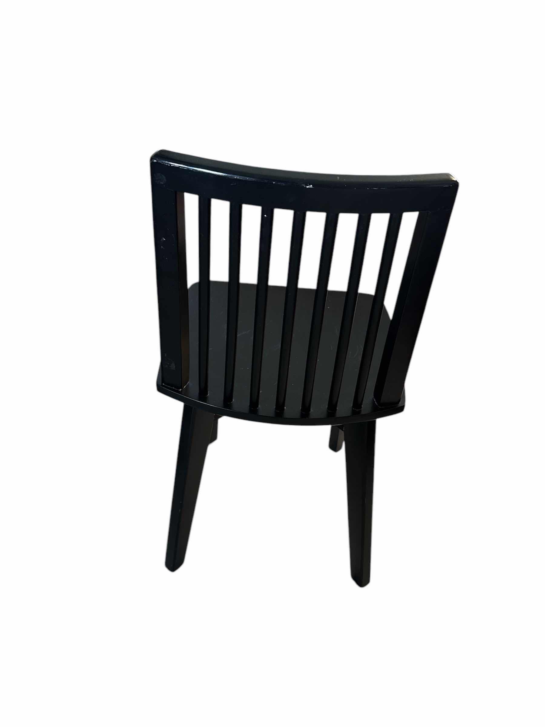 Photo 1 of BLACK DINING CHAIR