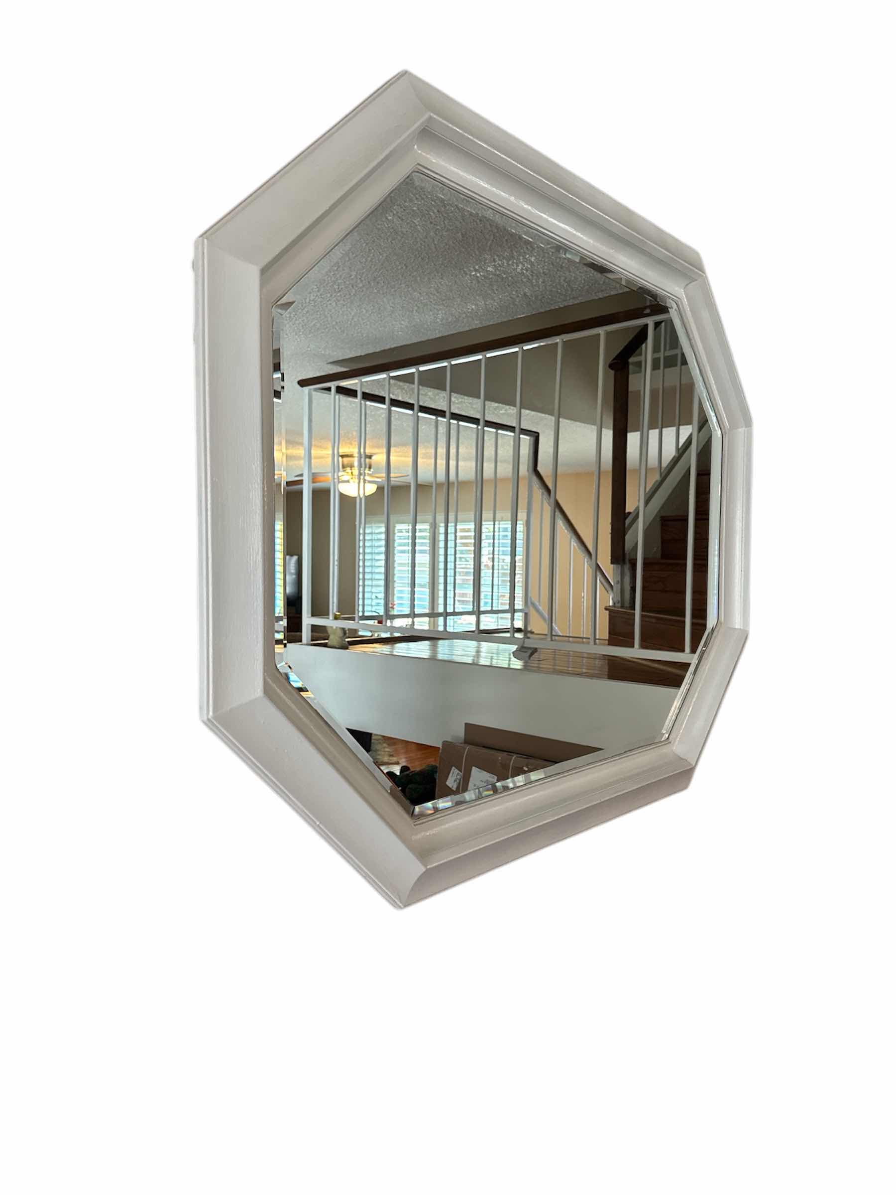 Photo 3 of WHITE FRAMED MIRROR 53” X 39”