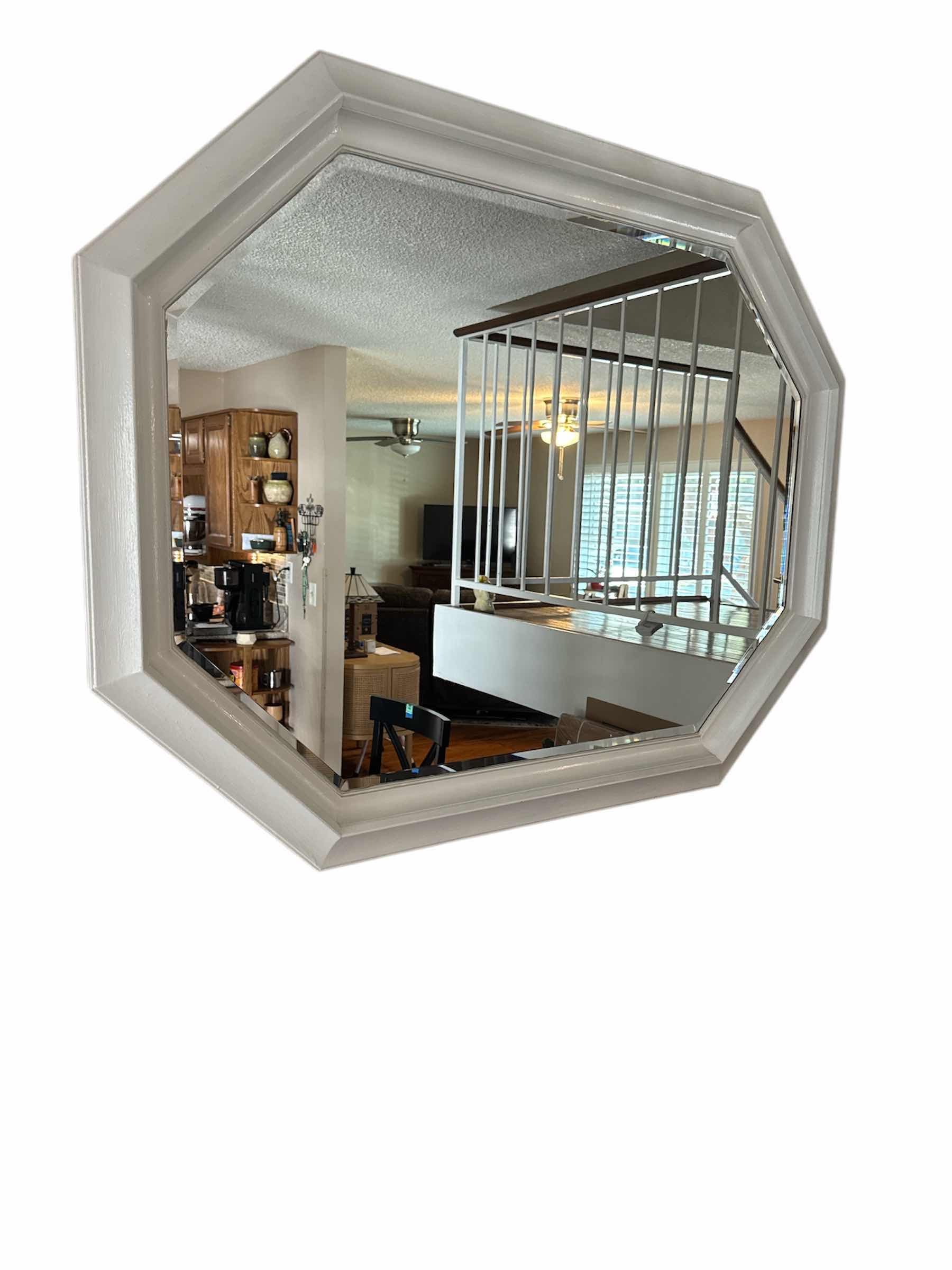 Photo 1 of WHITE FRAMED MIRROR 53” X 39”