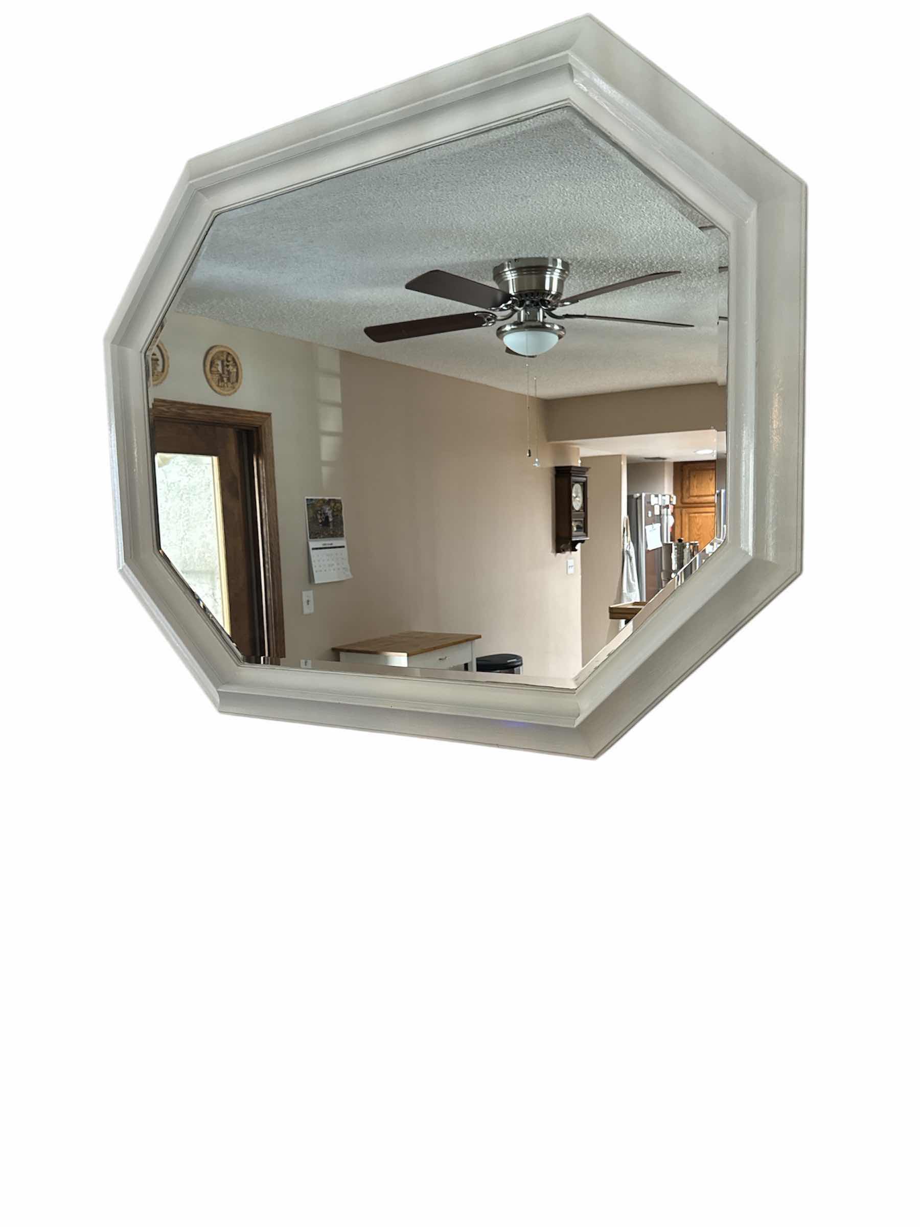 Photo 2 of WHITE FRAMED MIRROR 53” X 39”