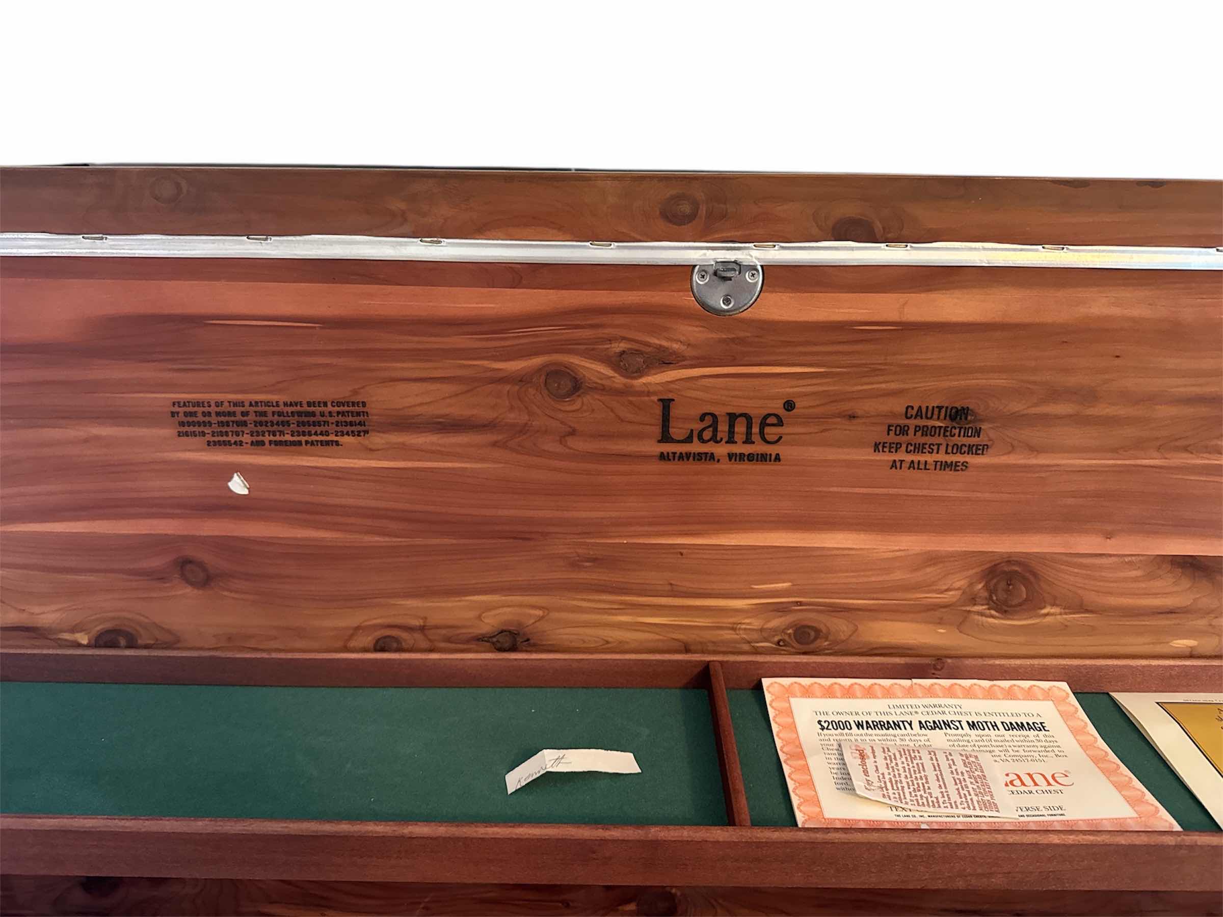 Photo 1 of LANE CEDAR HOPE CHEST - APPROX 54" X 24" X H26"