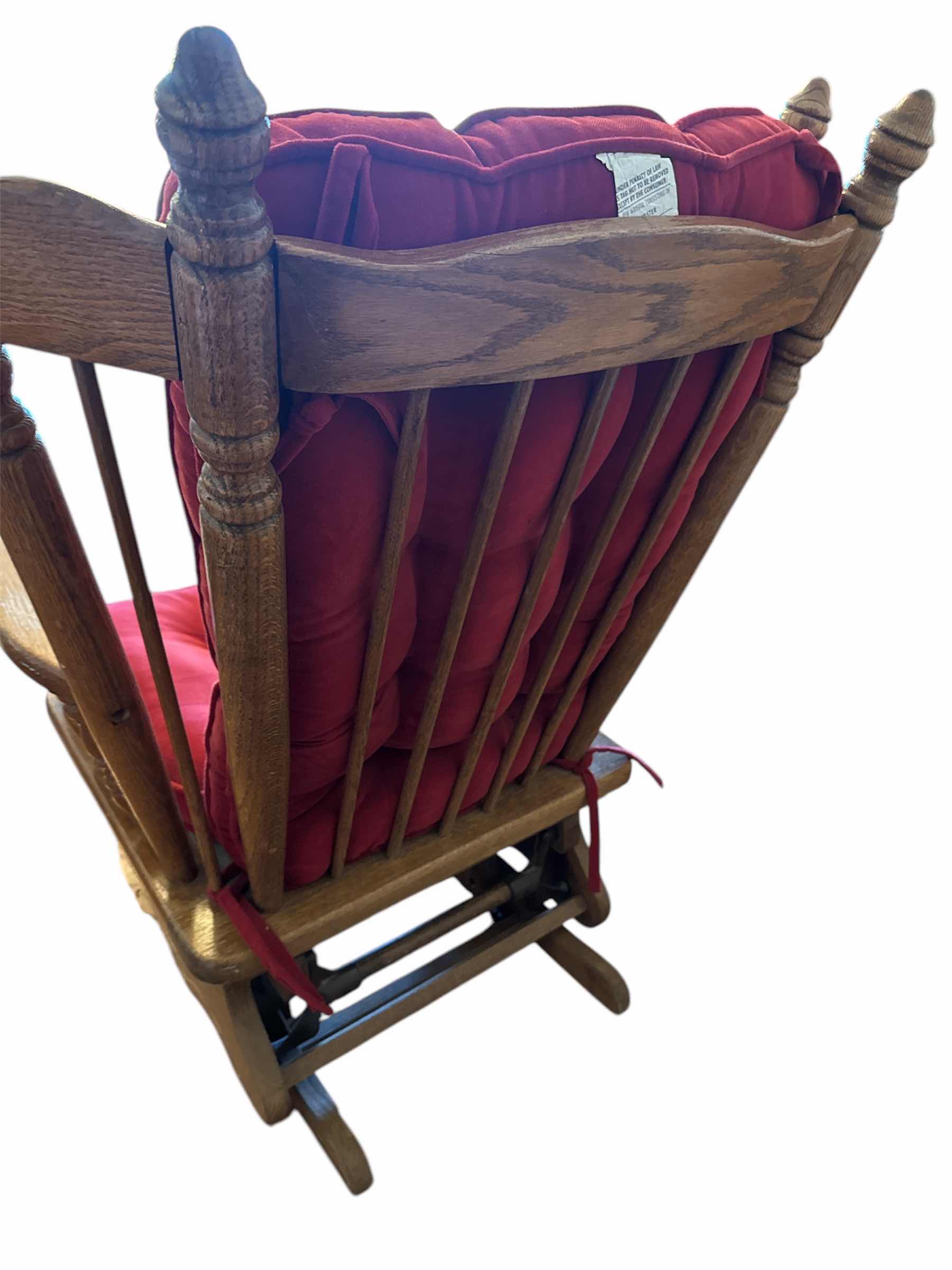 Photo 1 of RED CUSHION GLIDER ROCKER