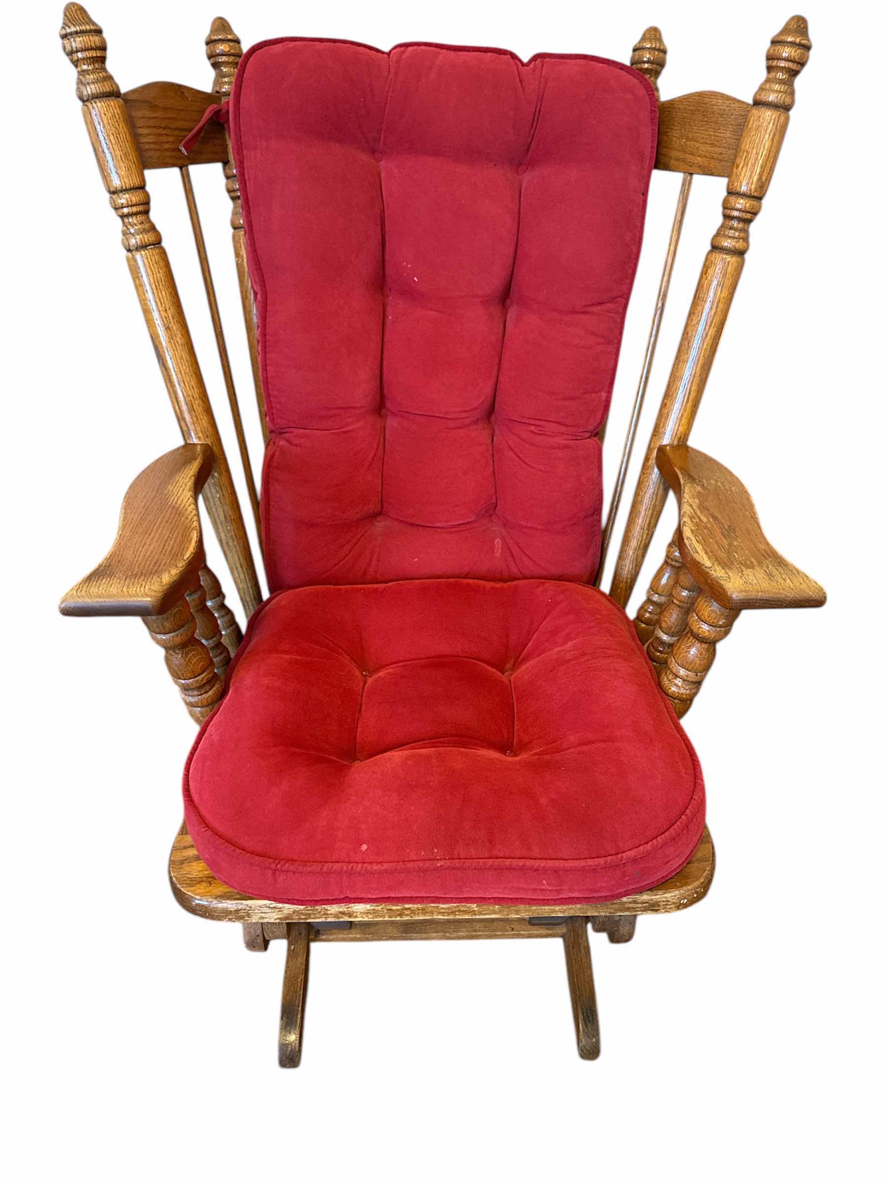 Photo 1 of RED CUSHION GLIDER ROCKER