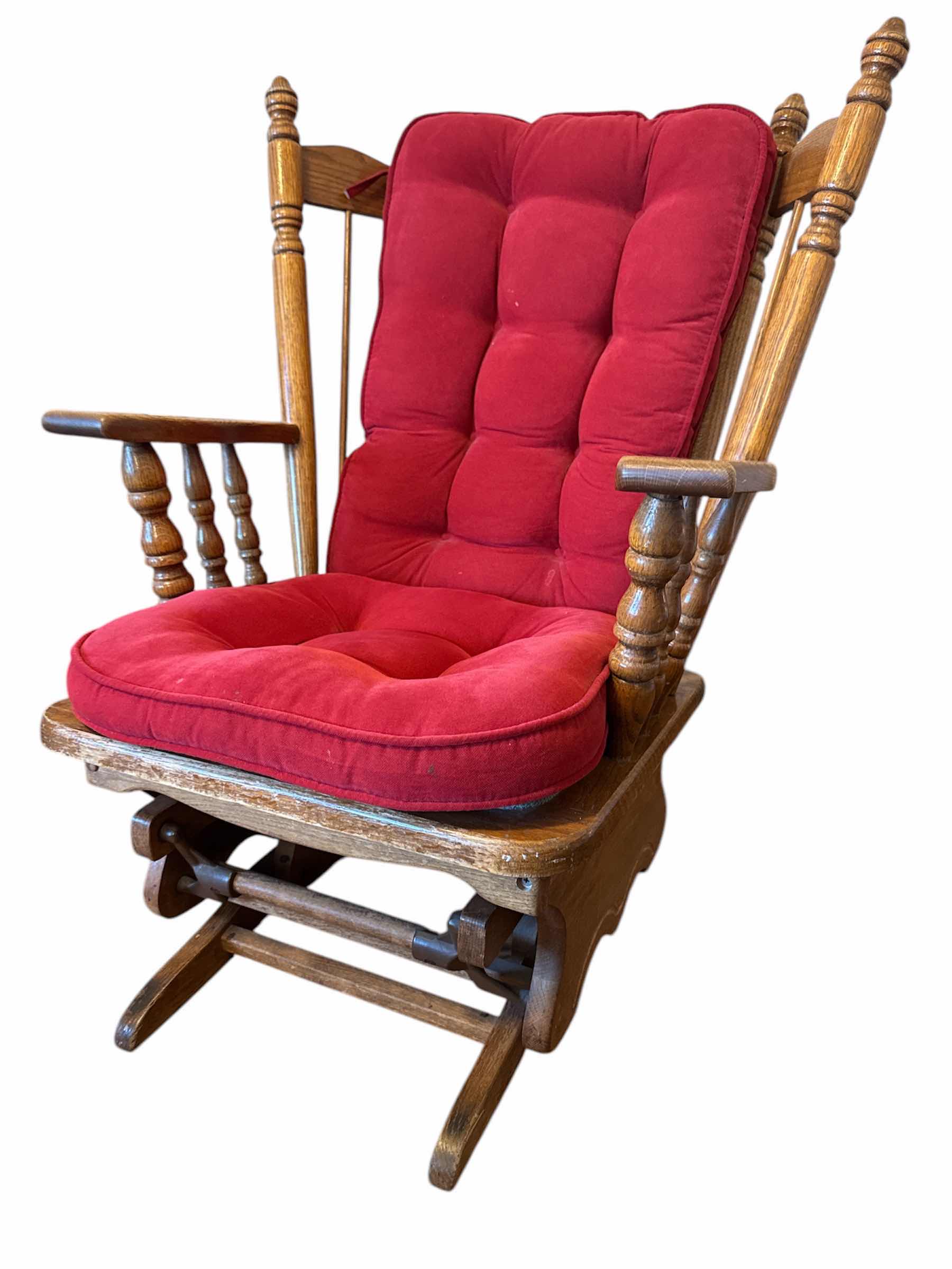 Photo 2 of RED CUSHION GLIDER ROCKER