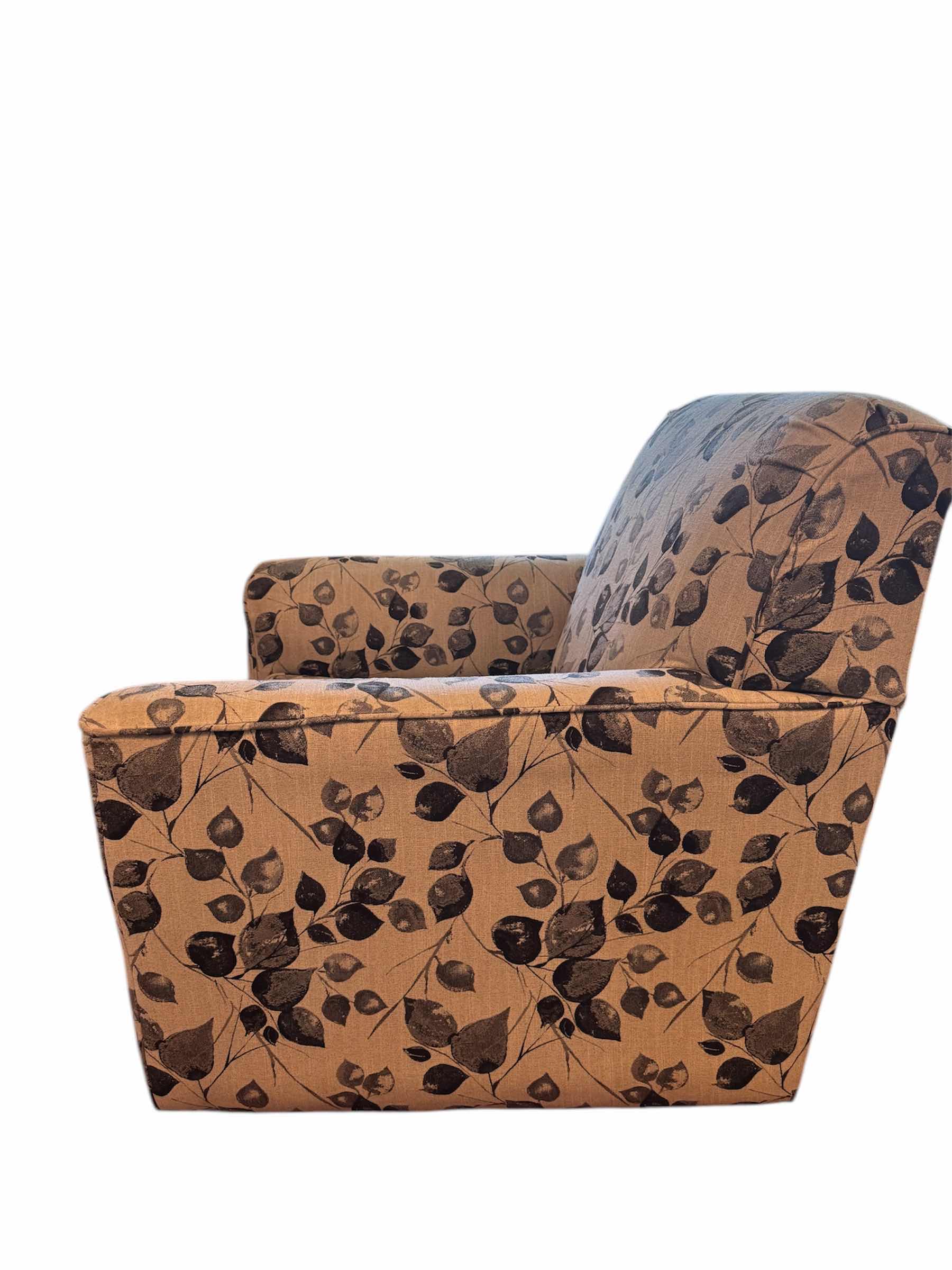Photo 1 of ASHLEY FURNITURE ABNEY ACCENT SWIVEL CHAIR, VINE PATTERNED

34” X 34” X H36”