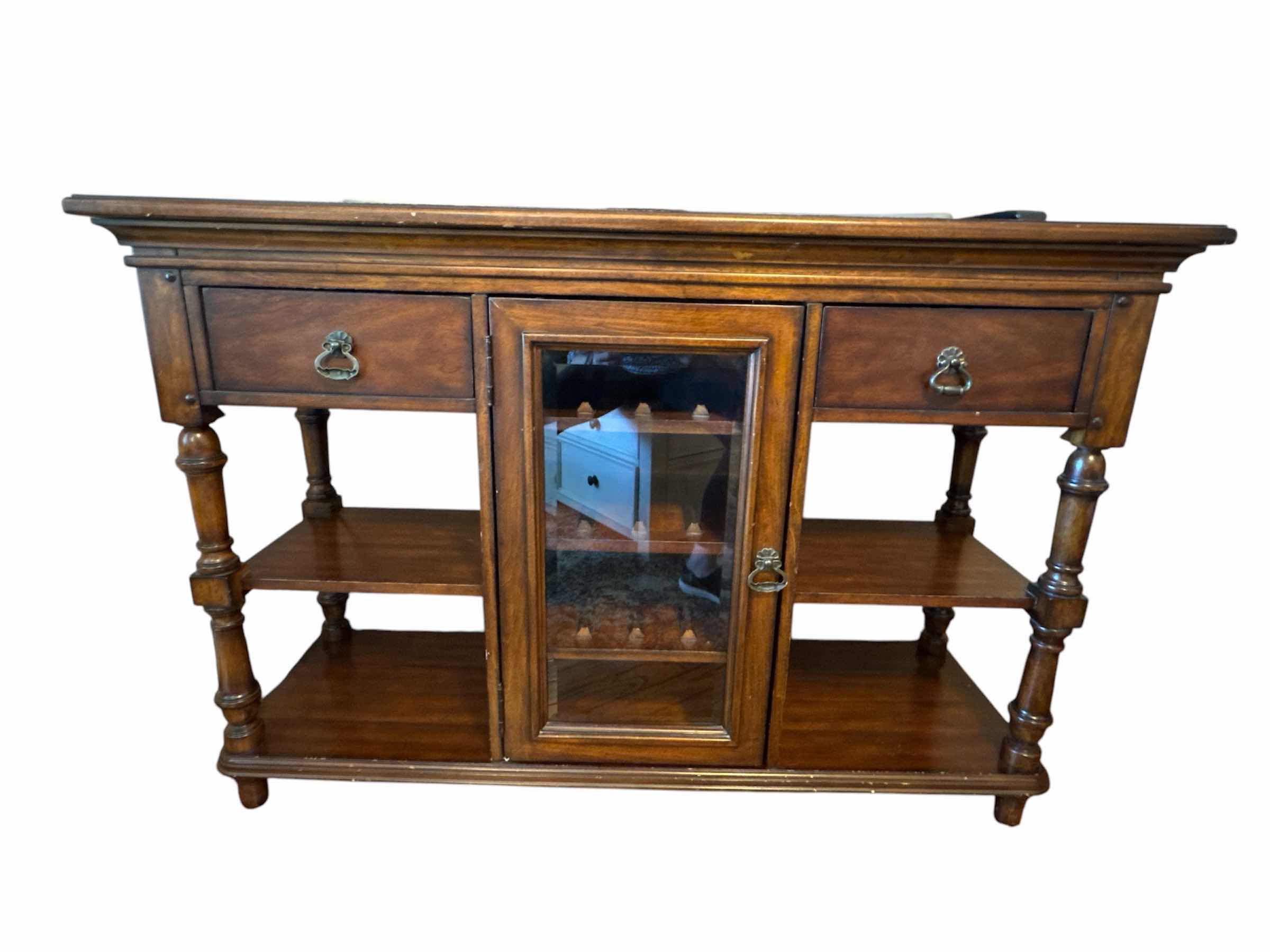Photo 1 of WOOD CONSOLE|BUFFET 54” X 19” H 36”