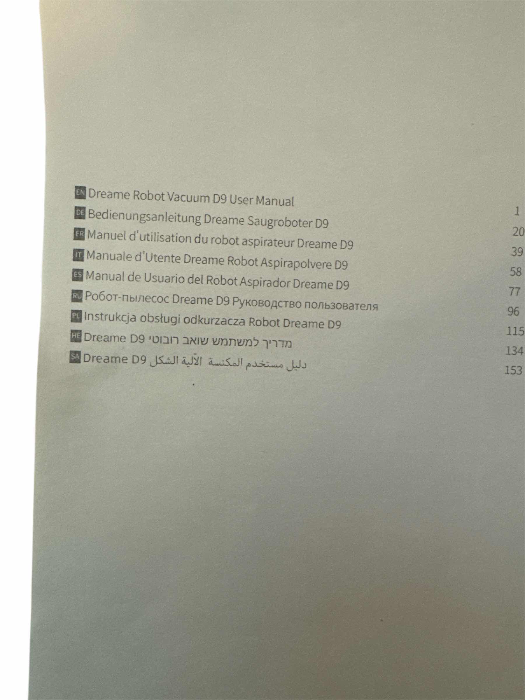 Photo 3 of WHITE DREAME D9 ROBOTIC VACUUM