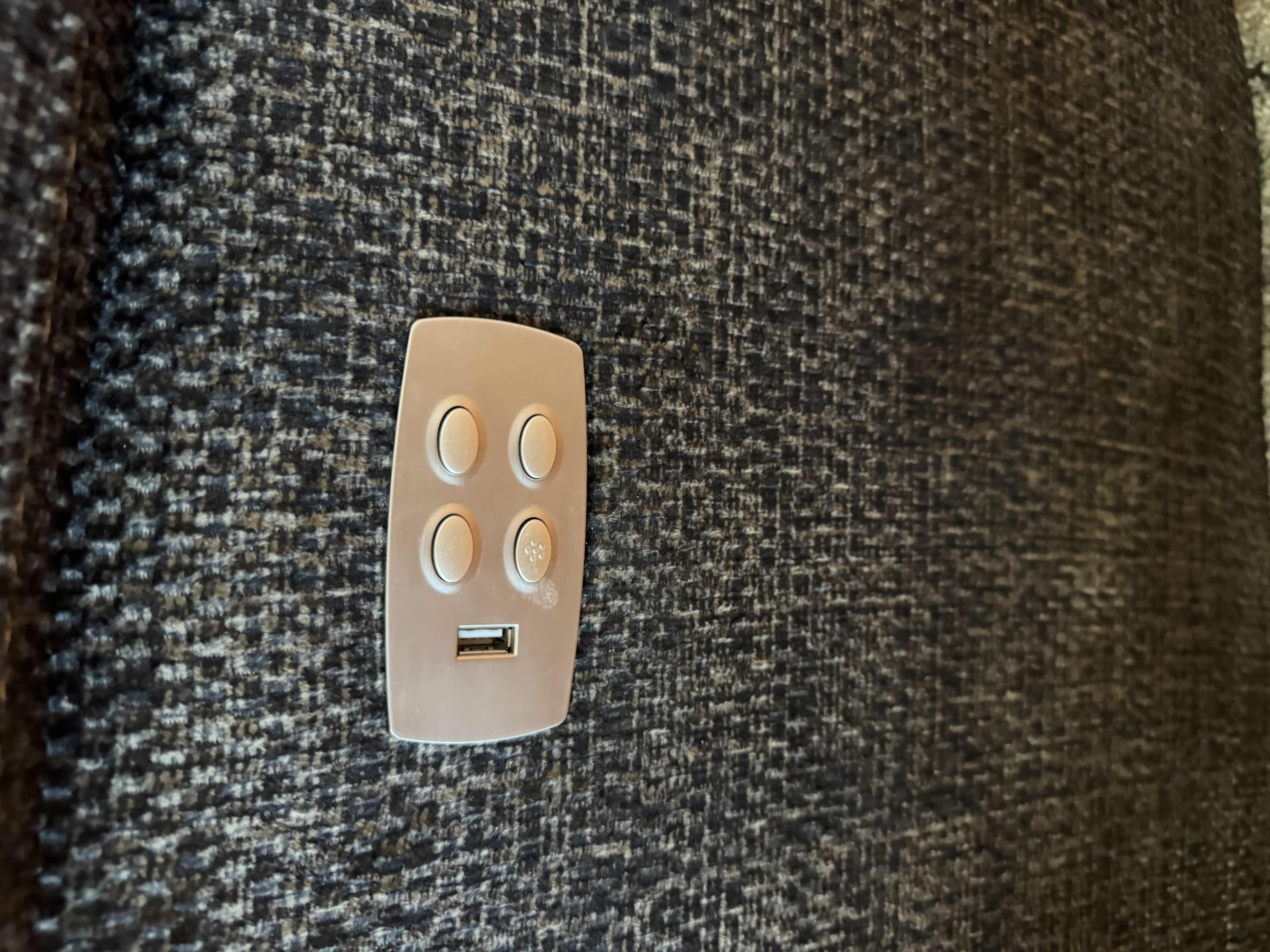 Photo 1 of REMY POWER LOVESEAT, DUAL POWER MOTION, EASY RECLINE, USB PORTS ON EACH SIDE, PILLOWS INCLUDED 

80” X 33” X H40”