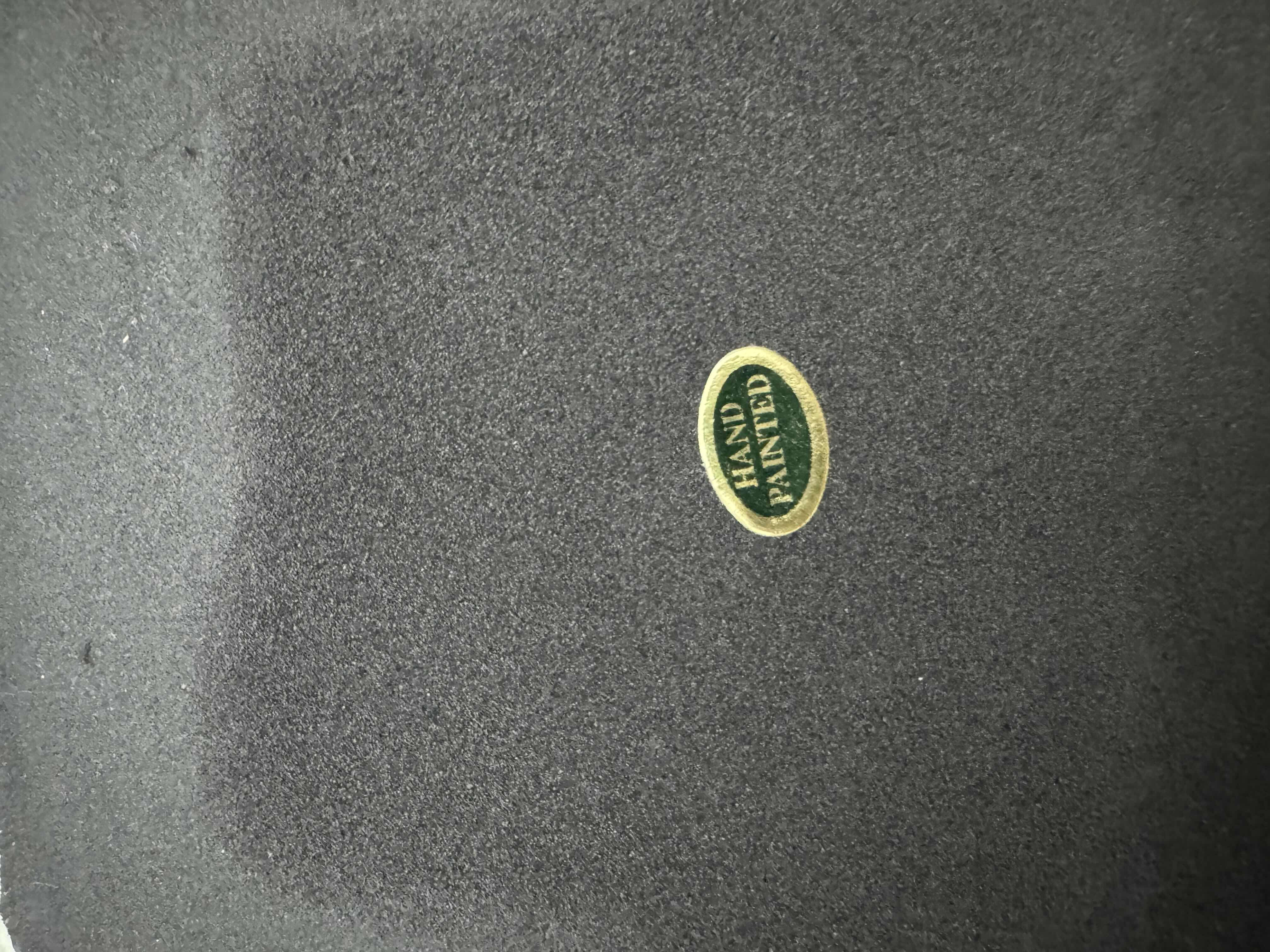 Photo 1 of VINTAGE LAMP TABLE, HAND PAINTED, RESIN STAND

H21”