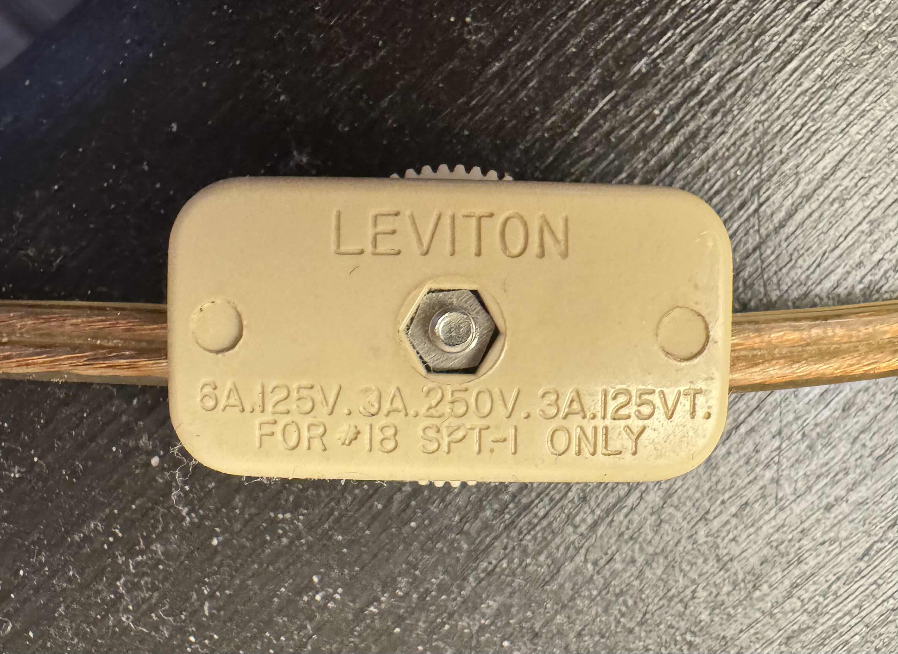 Photo 1 of VINTAGE LEVITON TABLE LAMP, MADE IN THE USA 

H14”