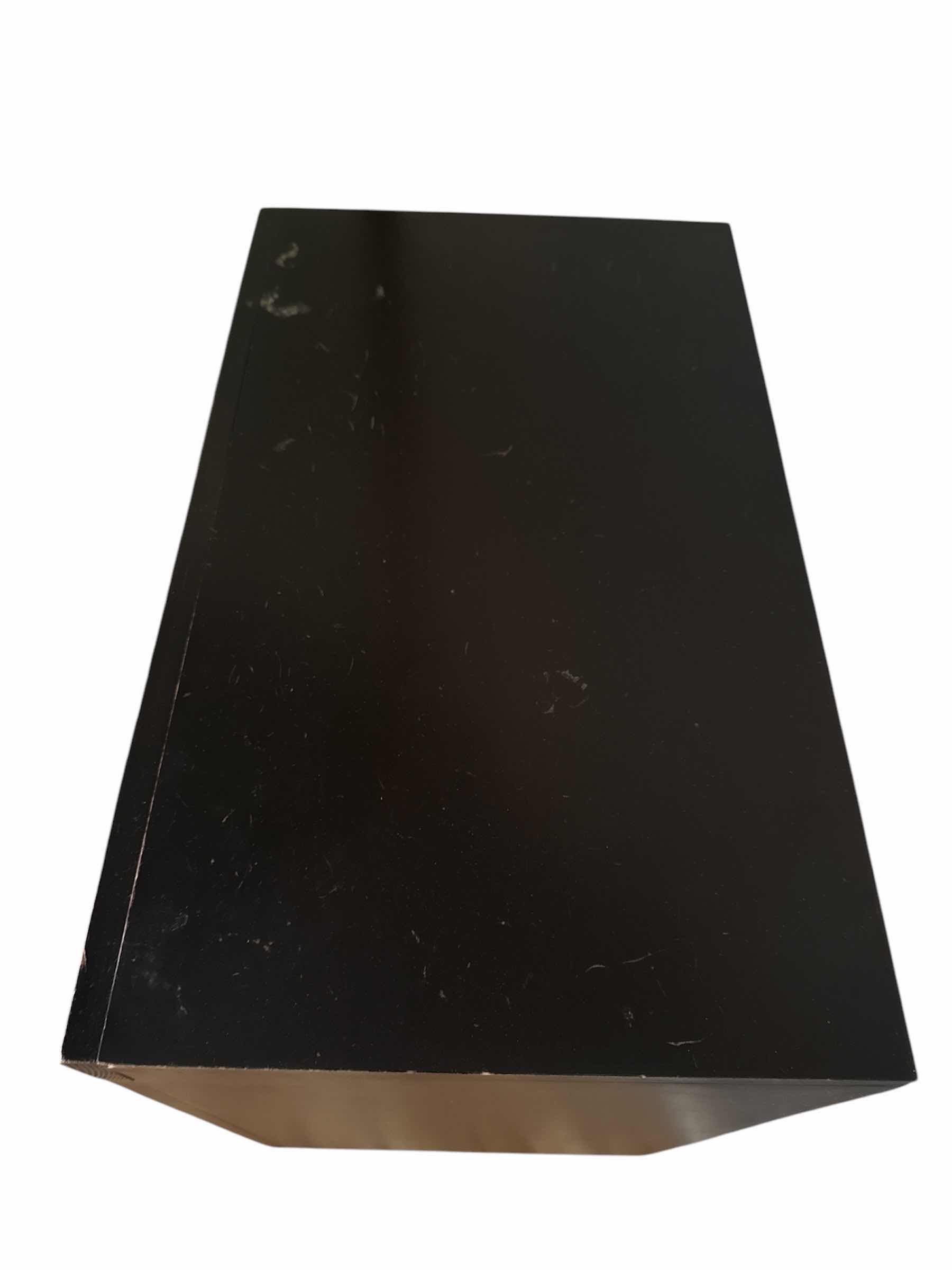 Photo 1 of BLACK SIDE TABLE 26“ x 15“ H 25”
