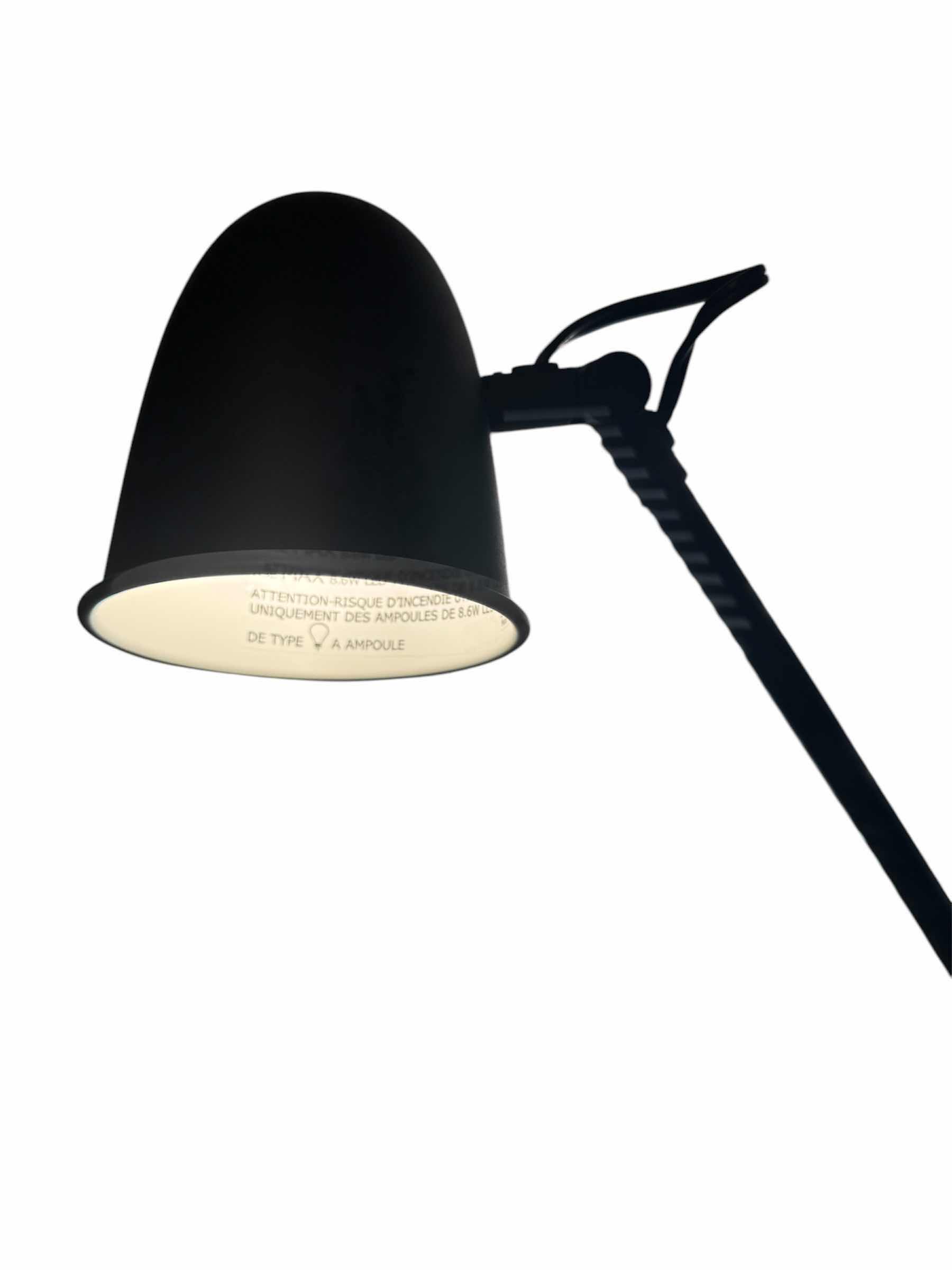 Photo 2 of IKEA, SKURUP DESK/ WORK LAMP. LAMP ONLY, BLACK

H37”