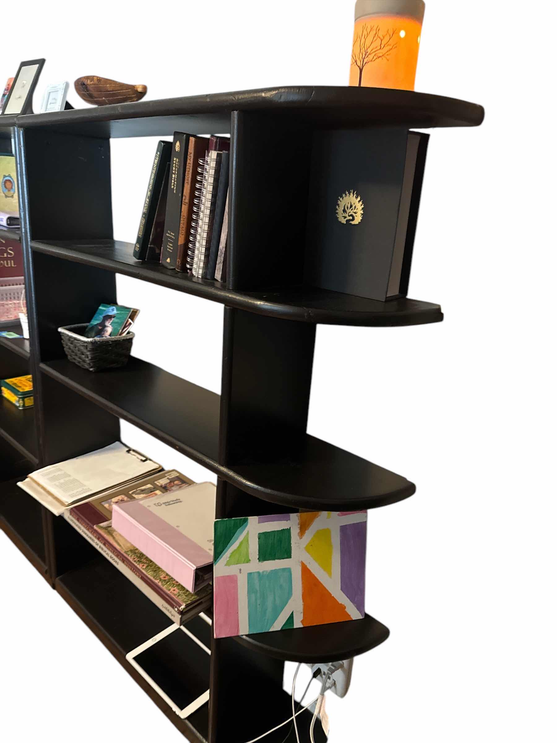 Photo 1 of BLACK SHELF 37“ x 9“H55” CONTENTS NOT INCLUDED