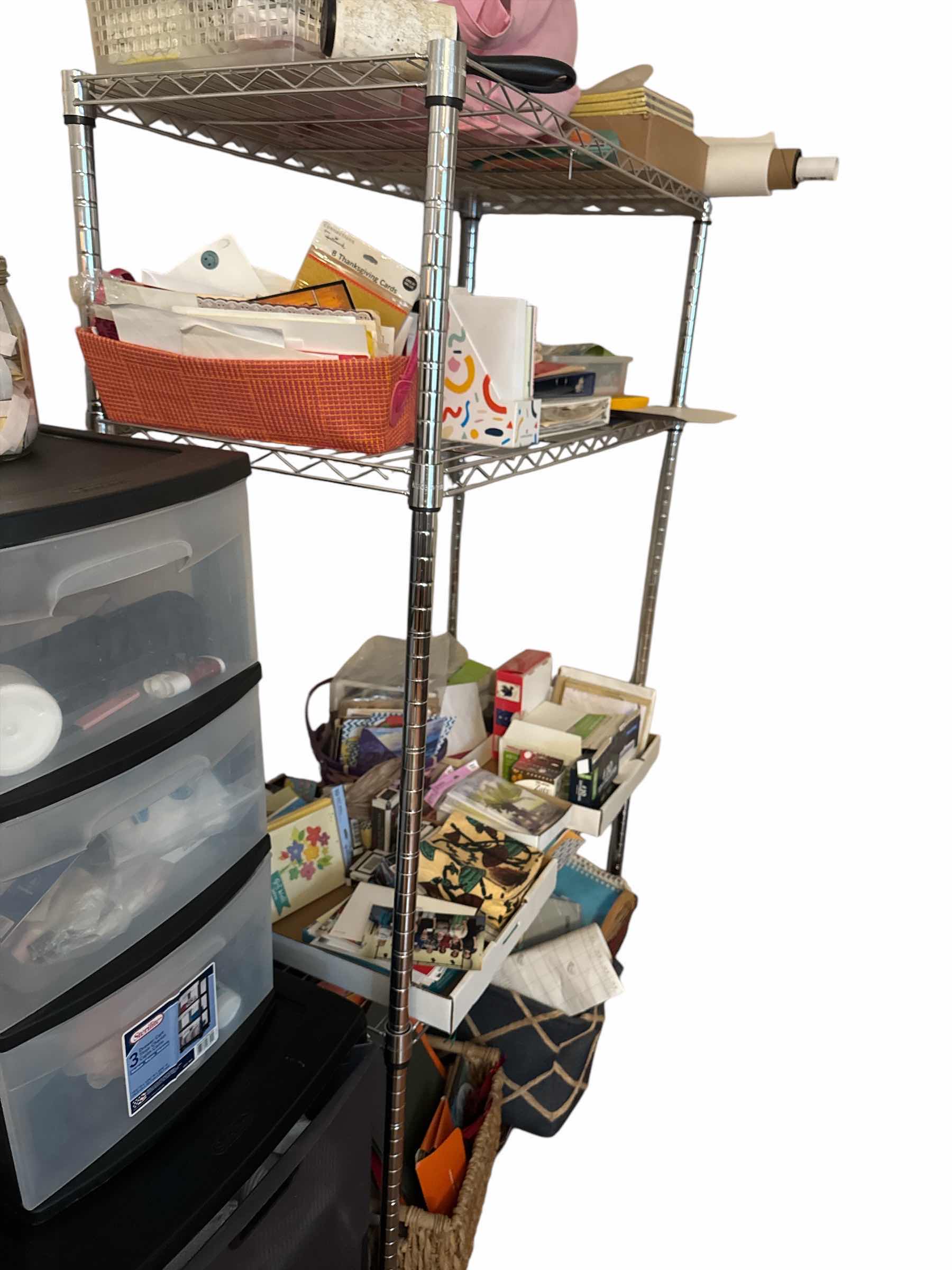 Photo 1 of METAL SHELF CONTENTS NOT INCLUDED