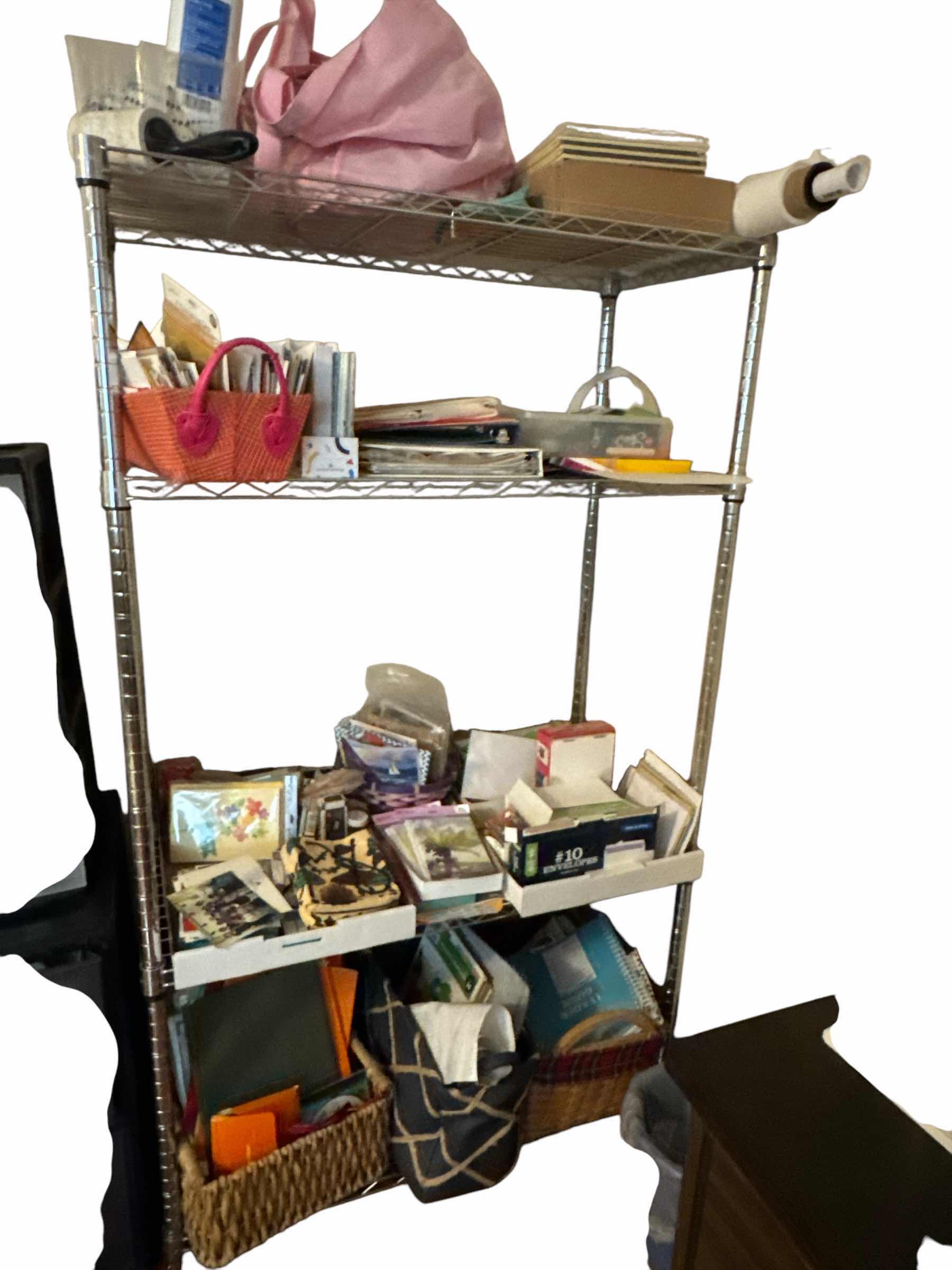 Photo 1 of METAL SHELF CONTENTS NOT INCLUDED