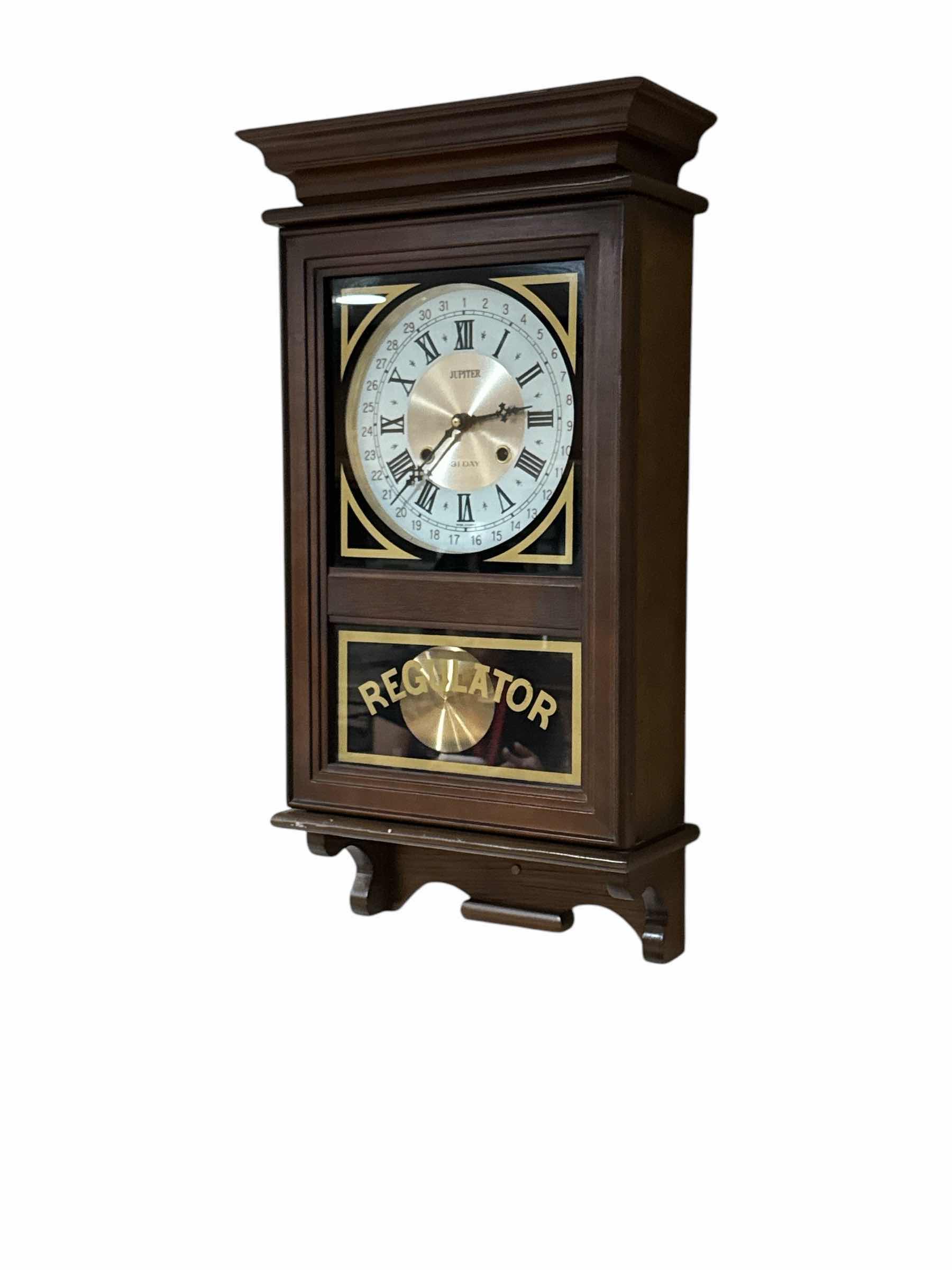Photo 1 of JUPITER REGULATOR WALL CLOCK 6” X 12” H26”