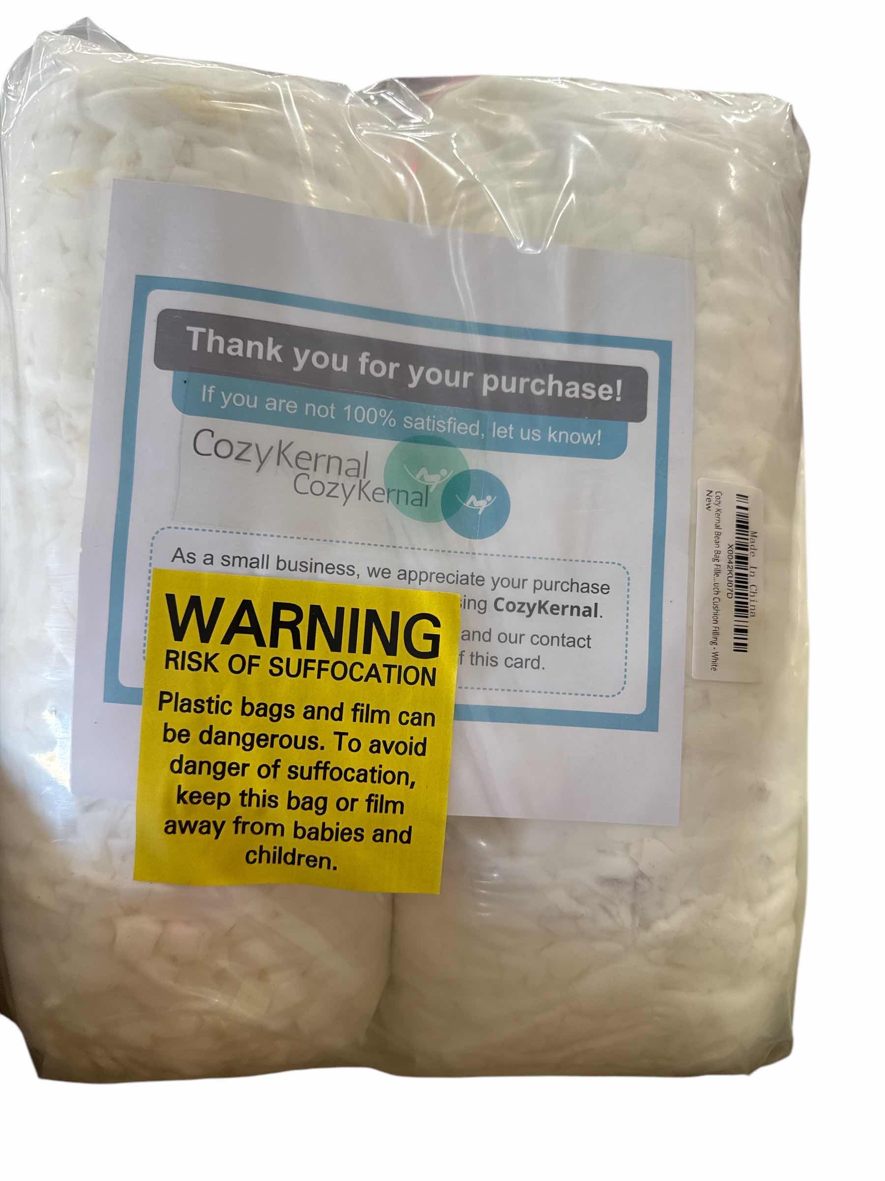 Photo 1 of BRAND NEW CASE OF COZY KERNAL BEAN BAG FILLING