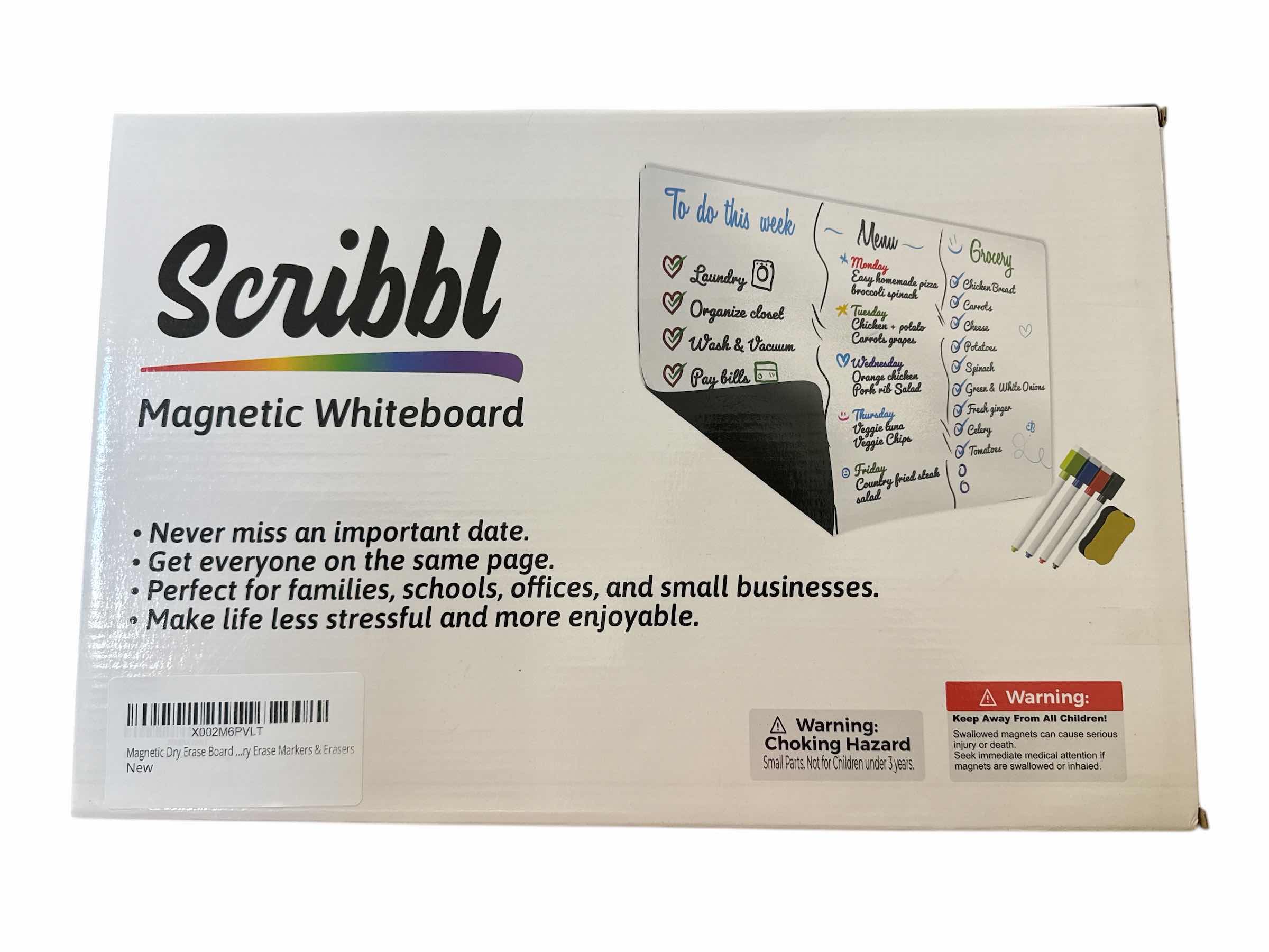 Photo 1 of BRAND NEW CASE OF SCRIBBL MAGNETIC WHITE BOARD