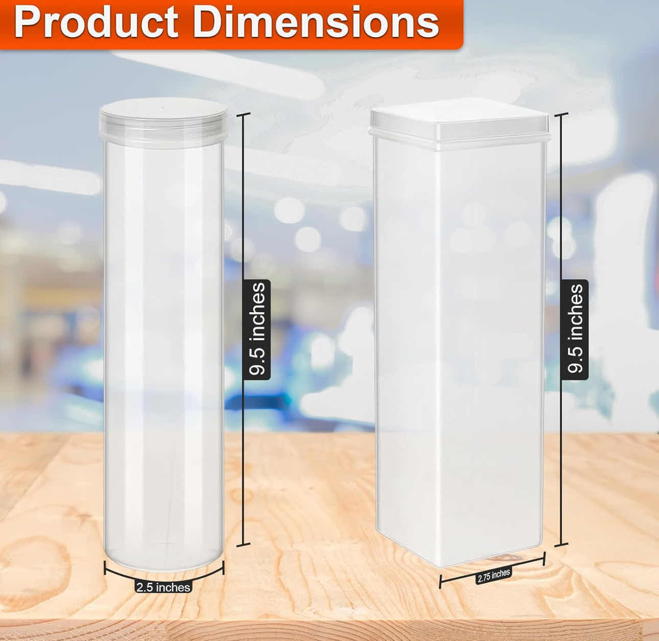Photo 2 of BRAND NEW CASE OF HOME-X SET OF 2 CRACKER AND COOKIE STORAGE CONTAINERS