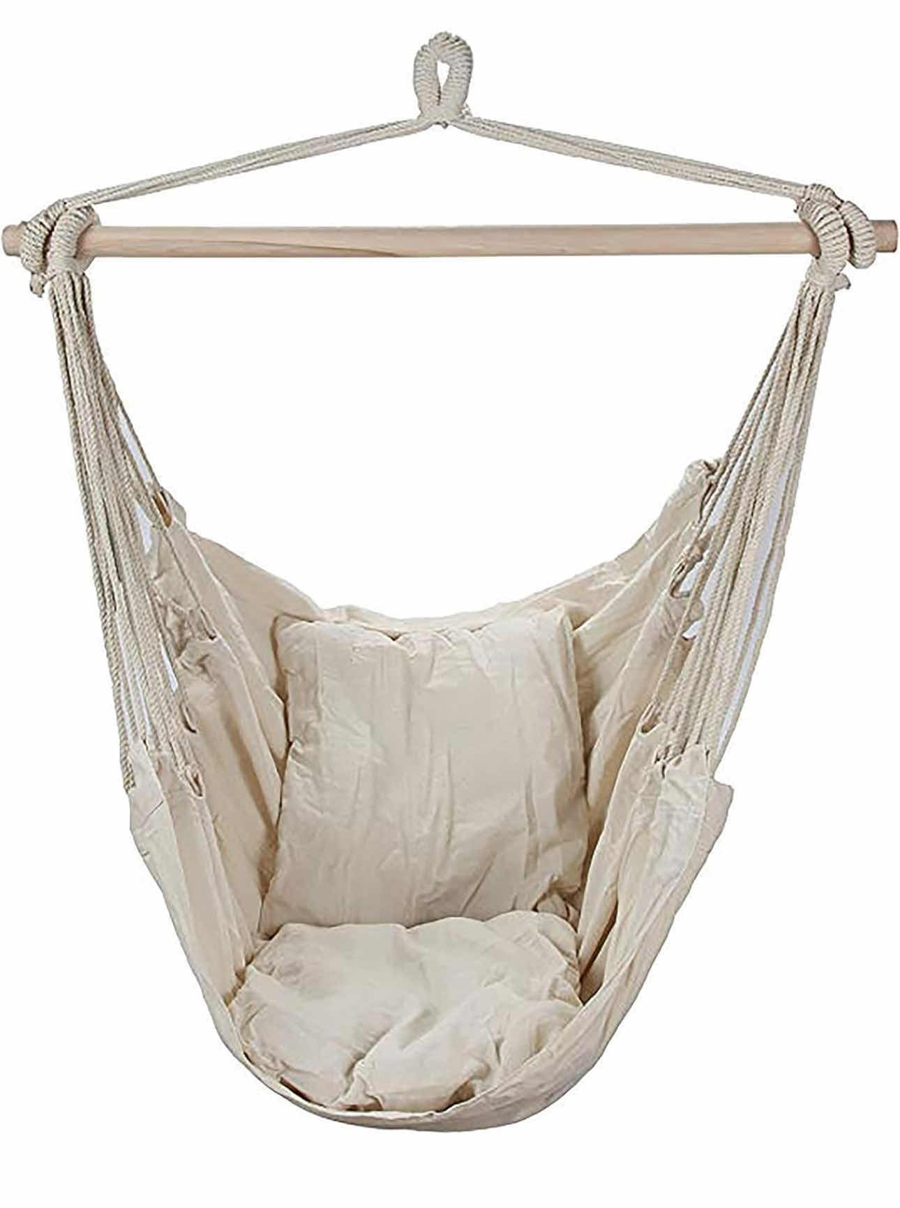 Photo 1 of BRAND NEW CASE OF ARAD HAMMOCK PATIO CHAIR WITH WITH CUSHIONS, INDOOR OR OUTDOOR