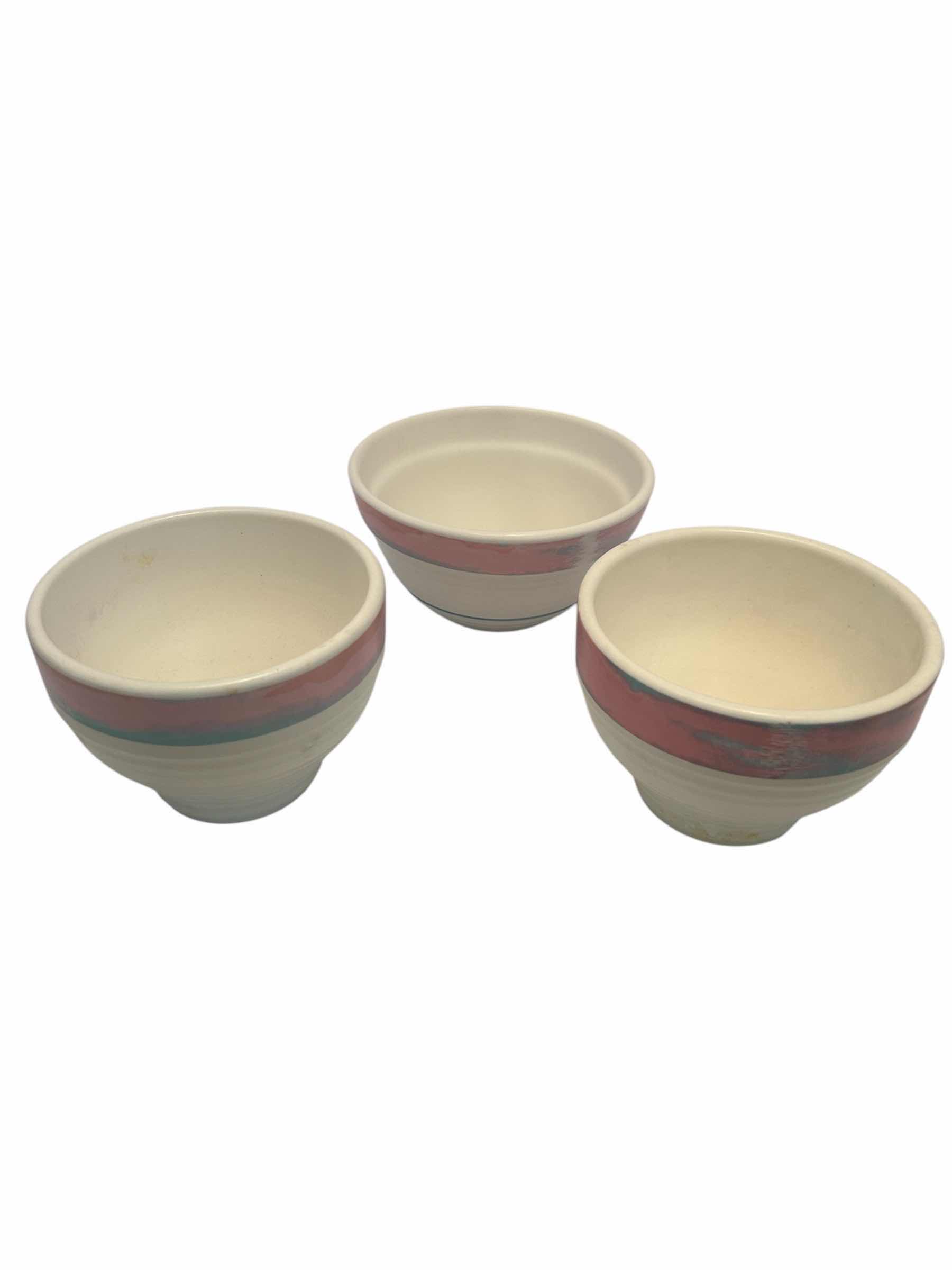 Photo 1 of 3- TREASURE CRAFT MIRAGE STONE WARE BOWLS