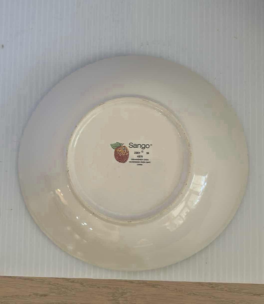 Photo 3 of 8-SANGO ZOEY OVAL 8” SOUP SALAD W MOSAIC DESIGN