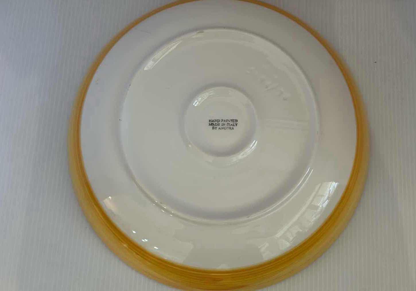 Photo 1 of HAND PAINTED ITALIAN ANACORA FRUIT BOWL