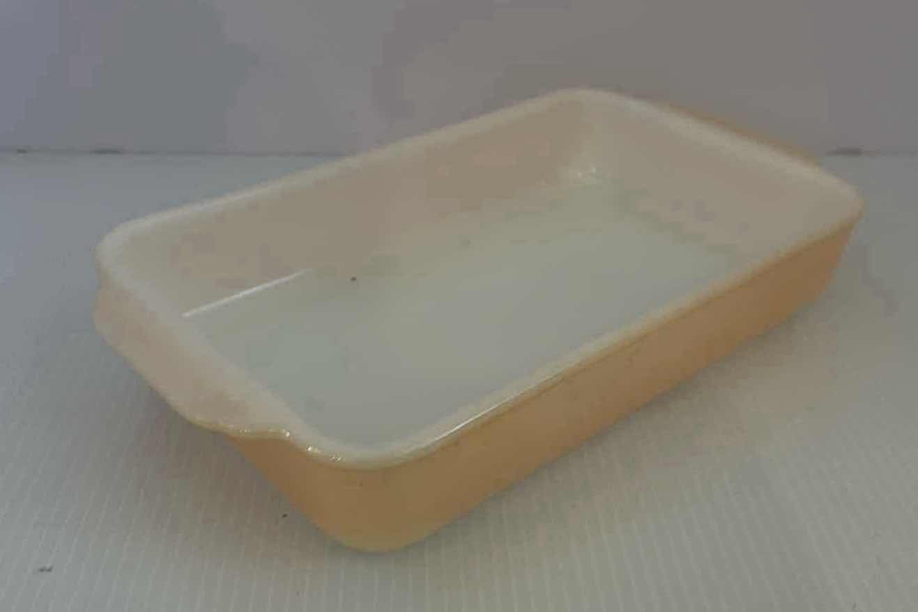 Photo 1 of ANCHOR HOCKING PEACH LUSTRE CASSEROLE DISH