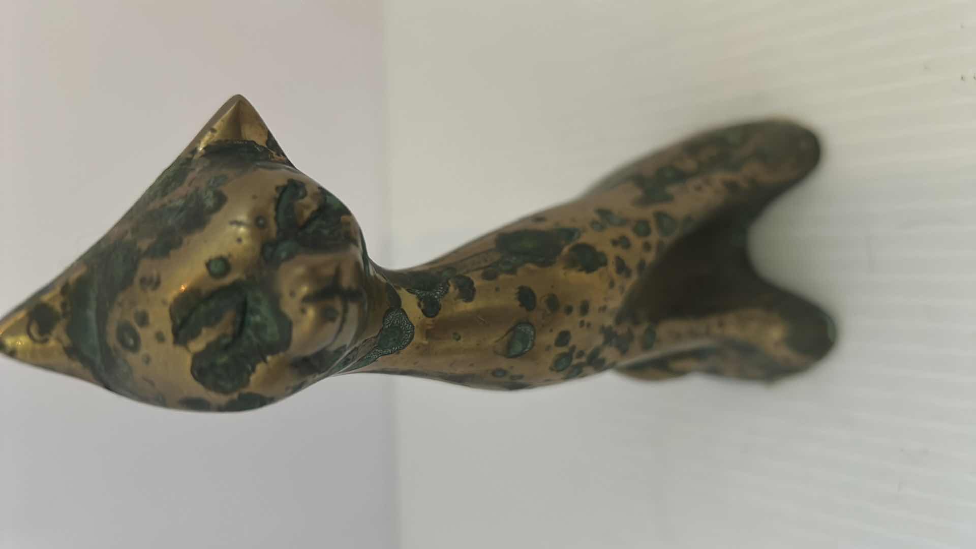 Photo 1 of 2 PCS SET BRASS SIAMESE  CATS H 6”