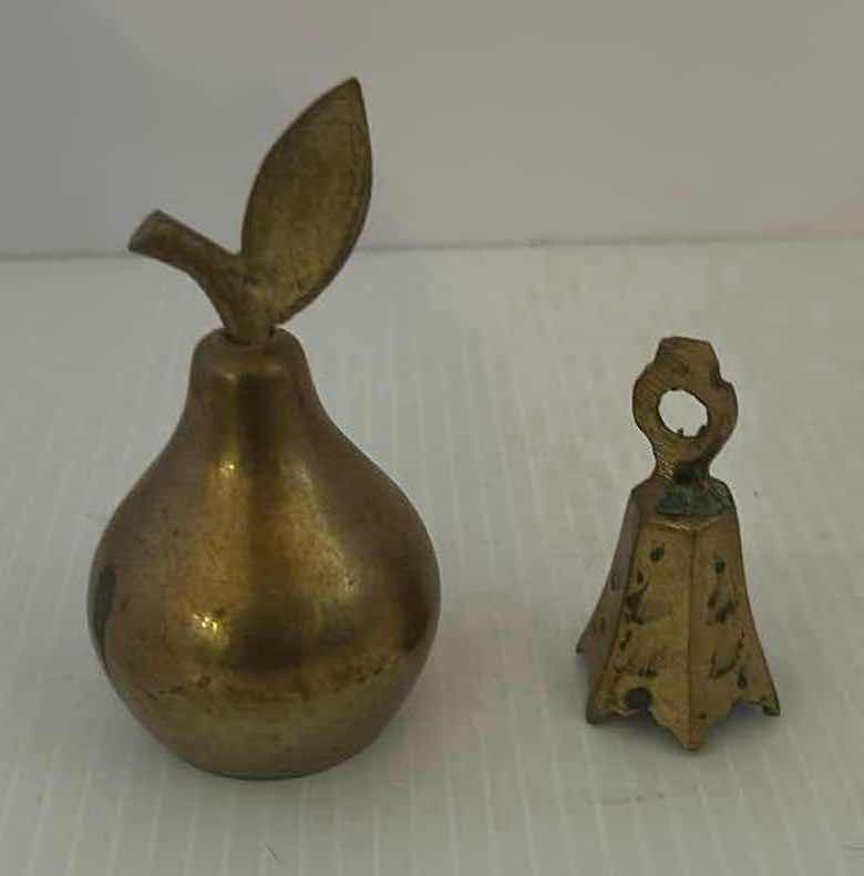 Photo 1 of 4-VINTAGE BRASS FIGURINES