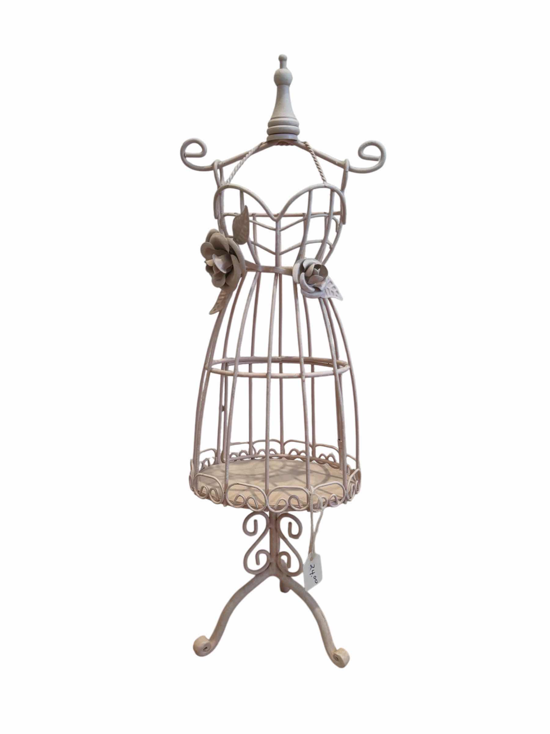 Photo 4 of 3- ARTWORK, HOME DECOR, UNFINISHED FASHION DOLL, SAND TIMER, VINTAGE MANNEQUIN CAGE JEWELRY HOLDER

DOLL
H21.75”

JEWELRY HOLDER
H18”

SAND TIMER
H5.5”