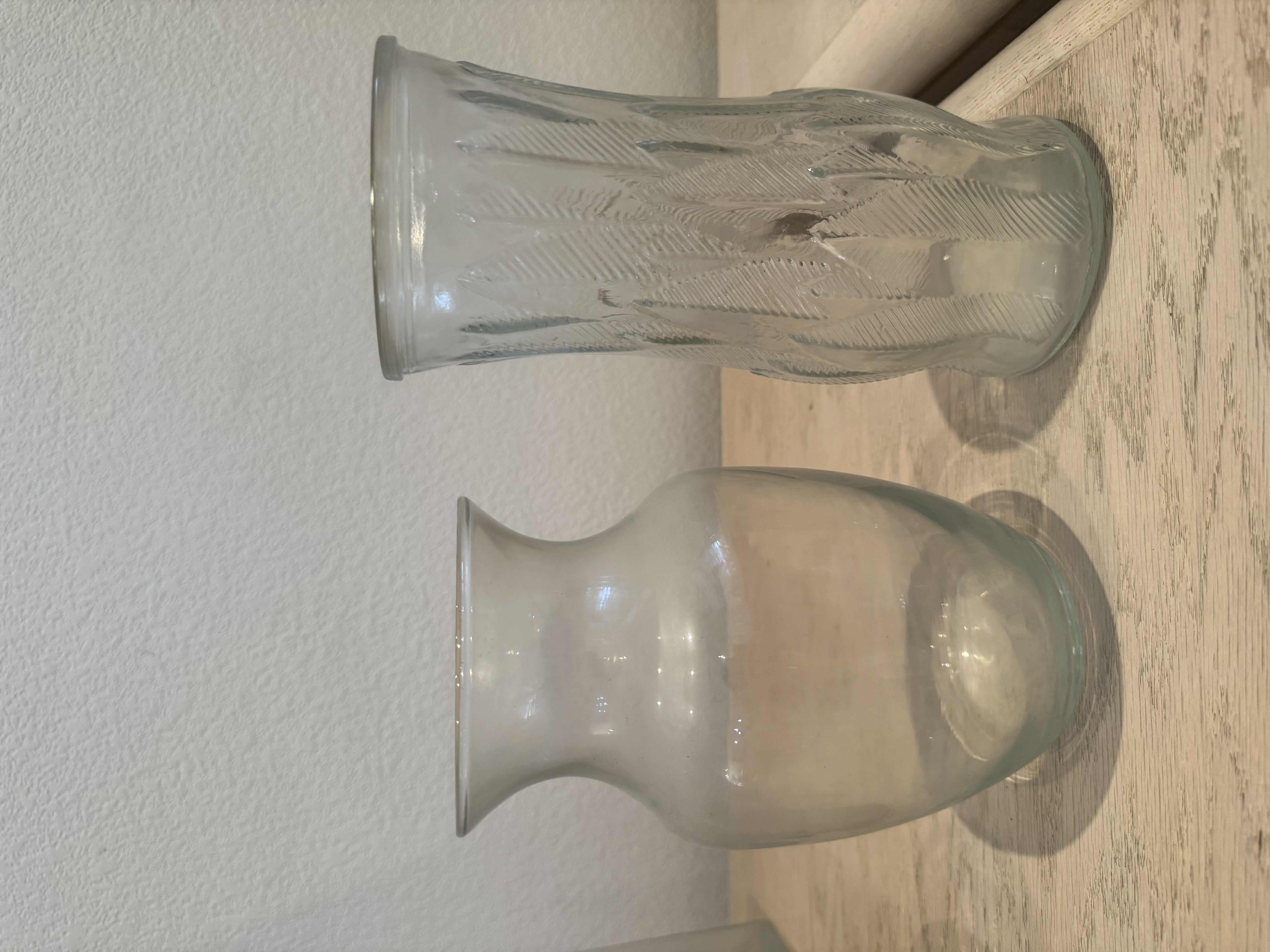 Photo 2 of VINTAGE ASSORTED VASES, GLASS, 8 PIECES