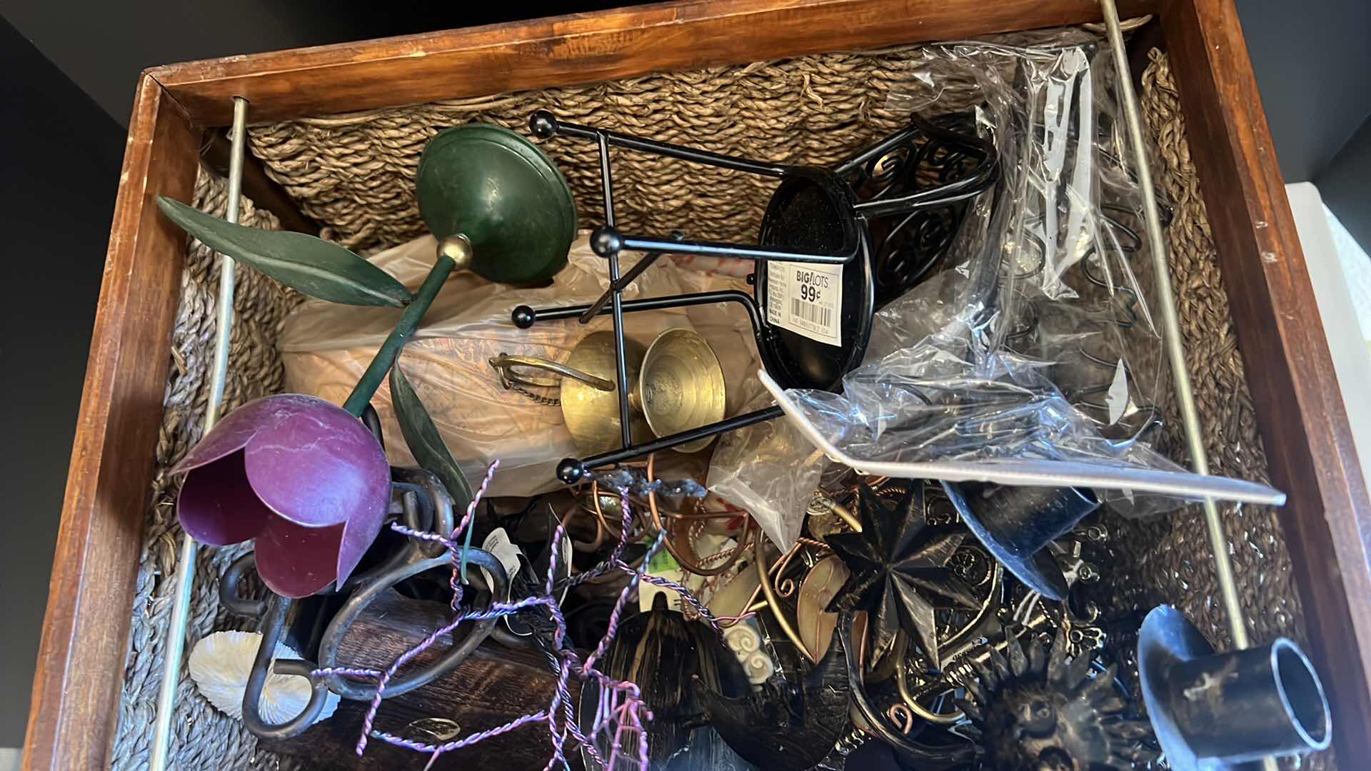 Photo 1 of BOX OF CANDLE HOLDERS AND MISCELLANEOUS DECOR