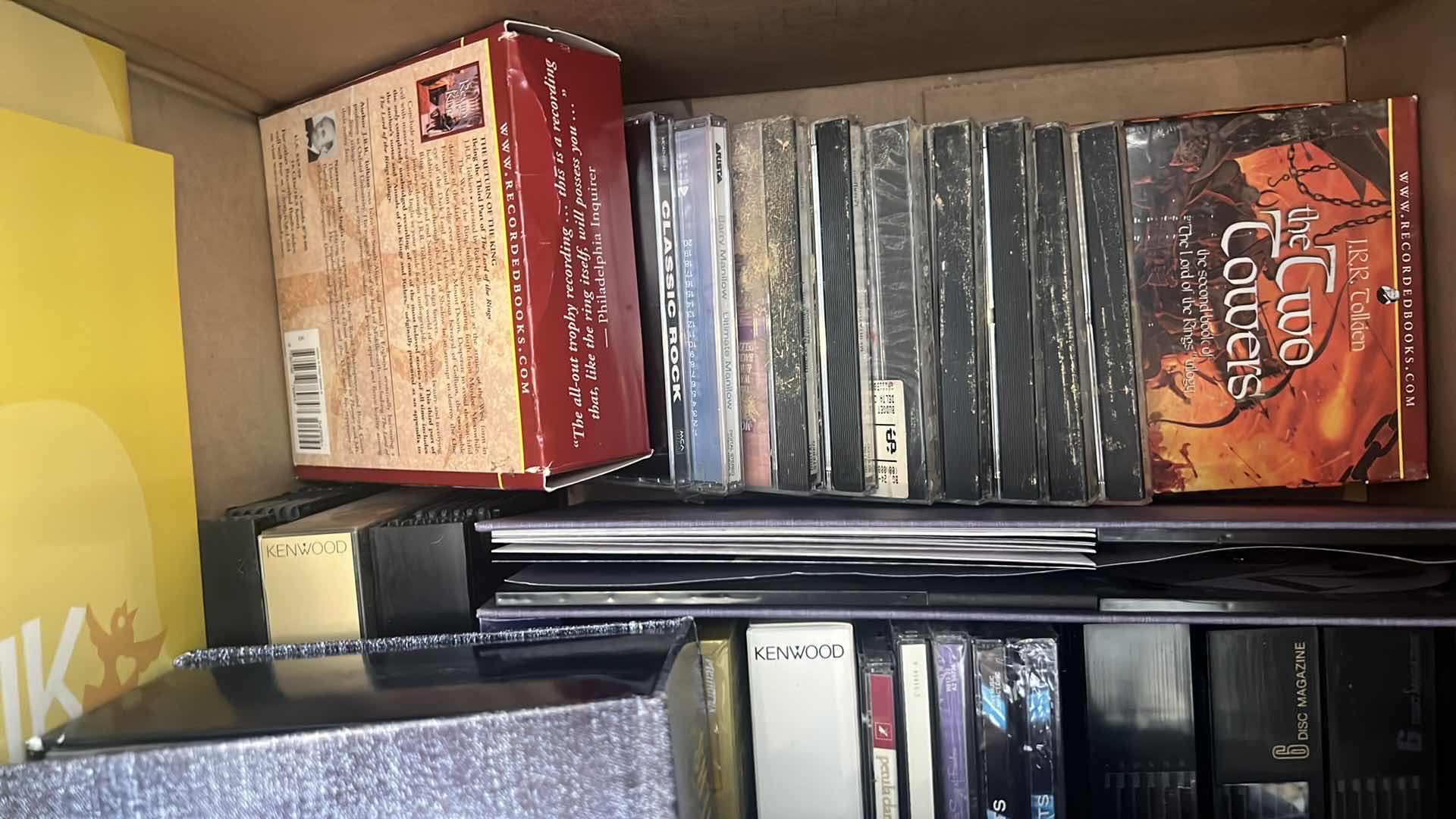 Photo 1 of BOX OF CONTENTS: COLLECTIBLES CDS AND DVDS