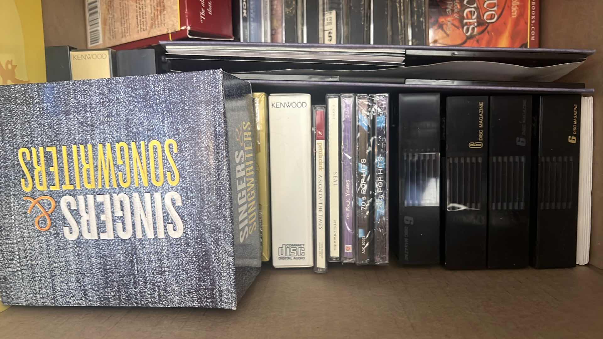 Photo 1 of BOX OF CONTENTS: COLLECTIBLES CDS AND DVDS