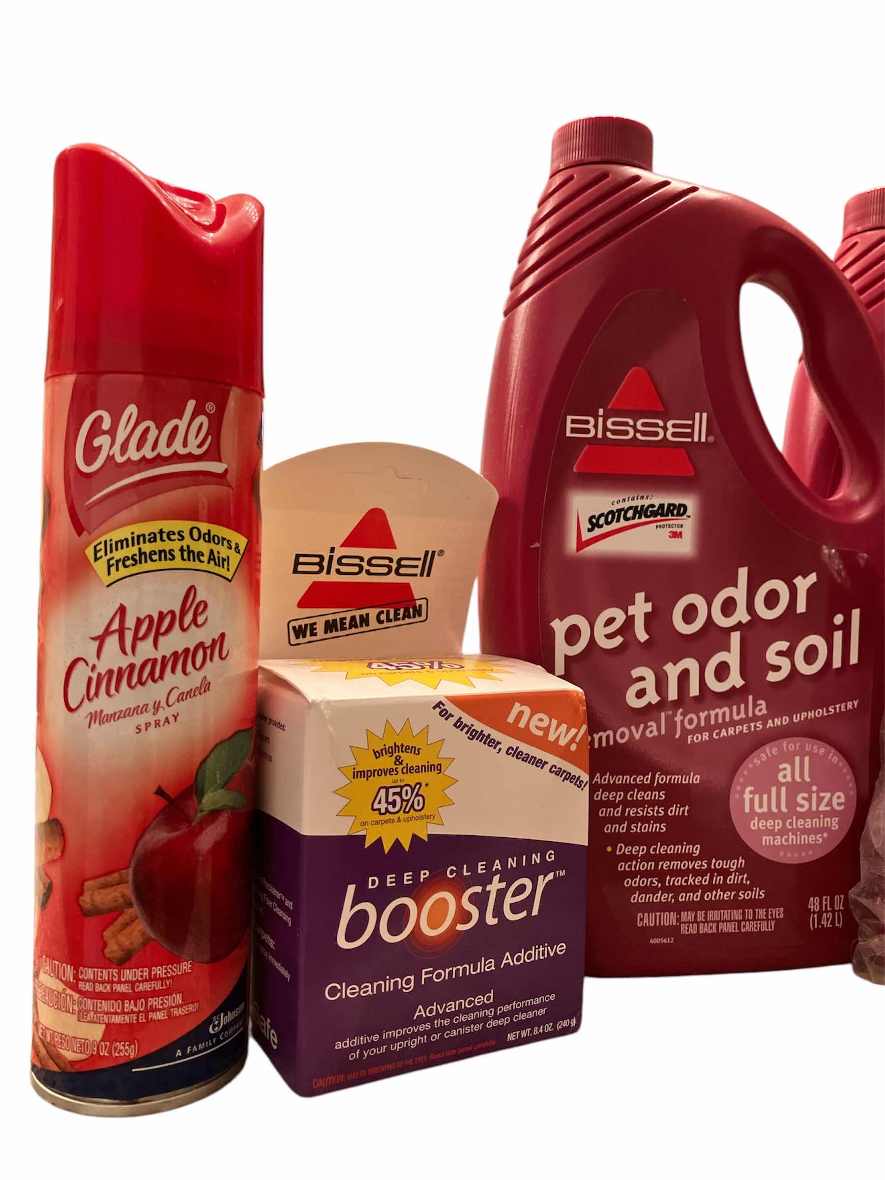 Photo 1 of HOUSEHOLD CLEANING SUPPLIES BISSELL AND GLADE