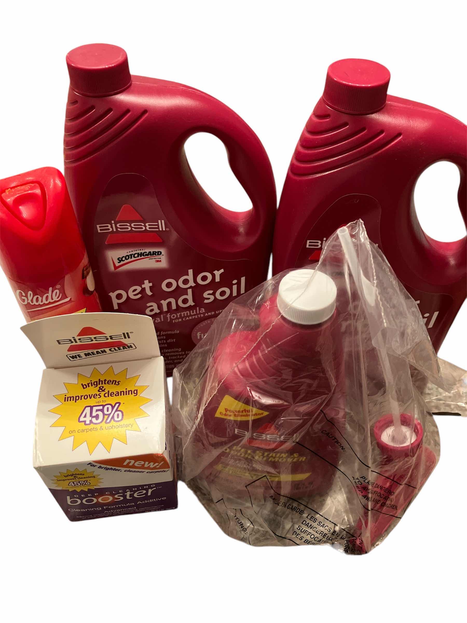 Photo 1 of HOUSEHOLD CLEANING SUPPLIES BISSELL AND GLADE