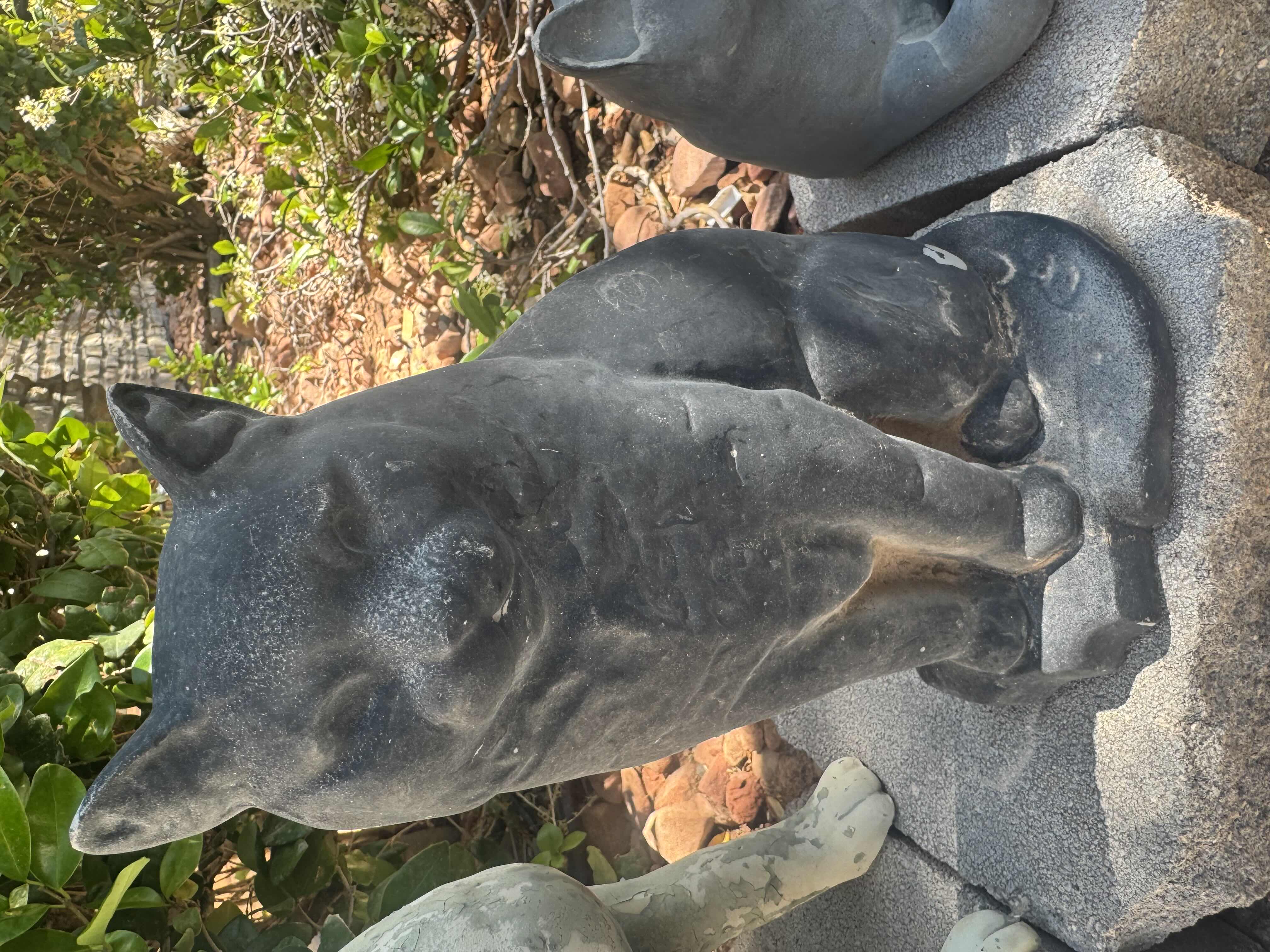 Photo 1 of 4- OUTDOOR CAT DECOR, RESIN MATERIAL