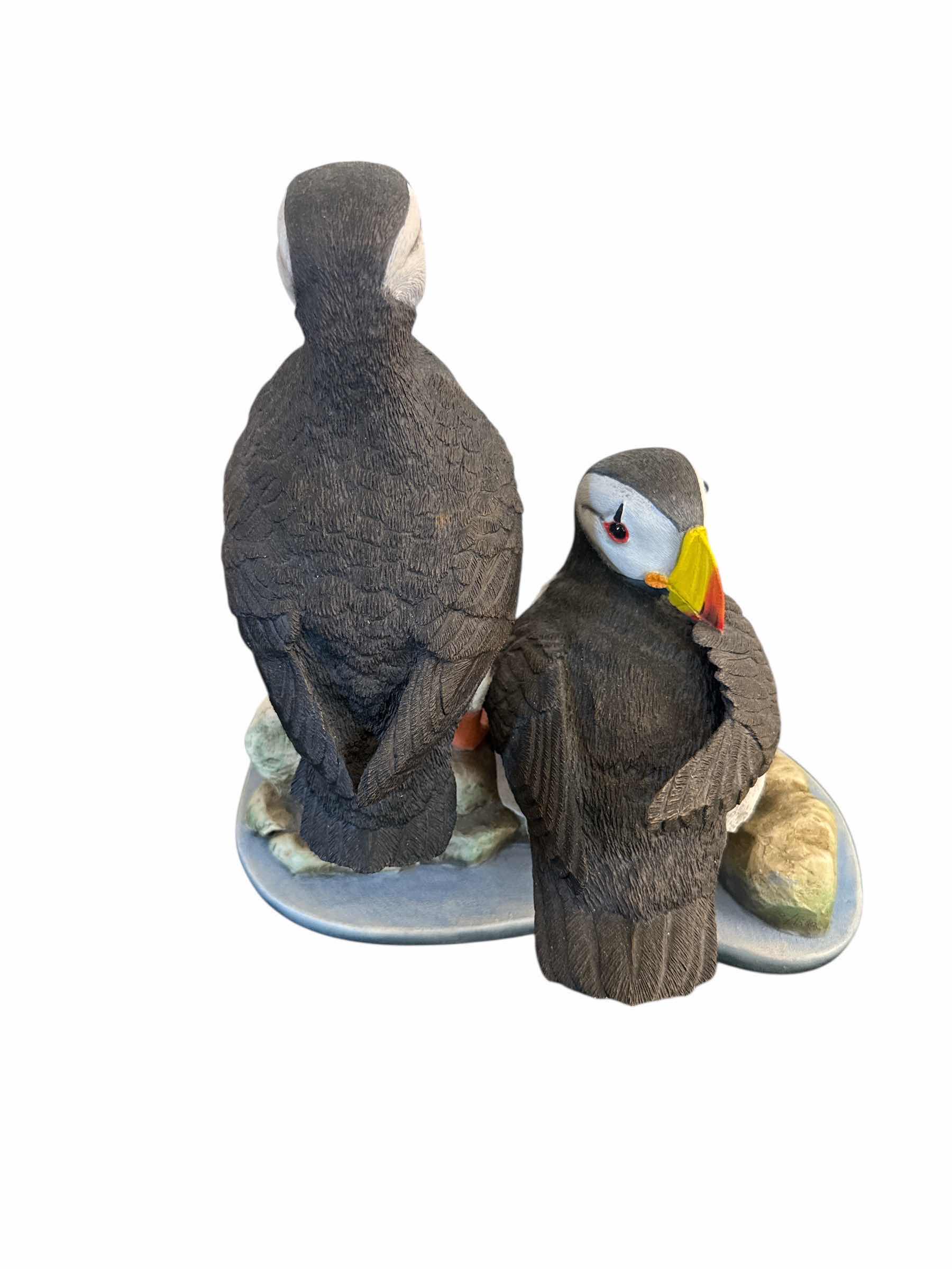 Photo 1 of 2 PUFFINS FIGURINE H 9”
