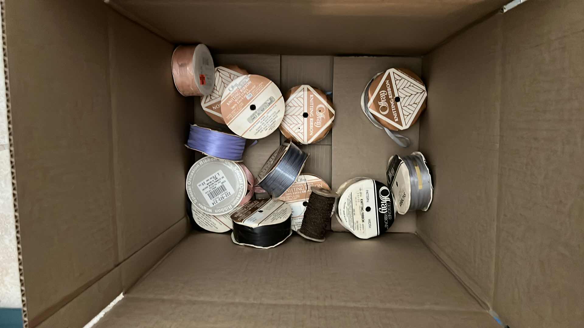 Photo 1 of BOX OF THREAD, YARN AND MORE