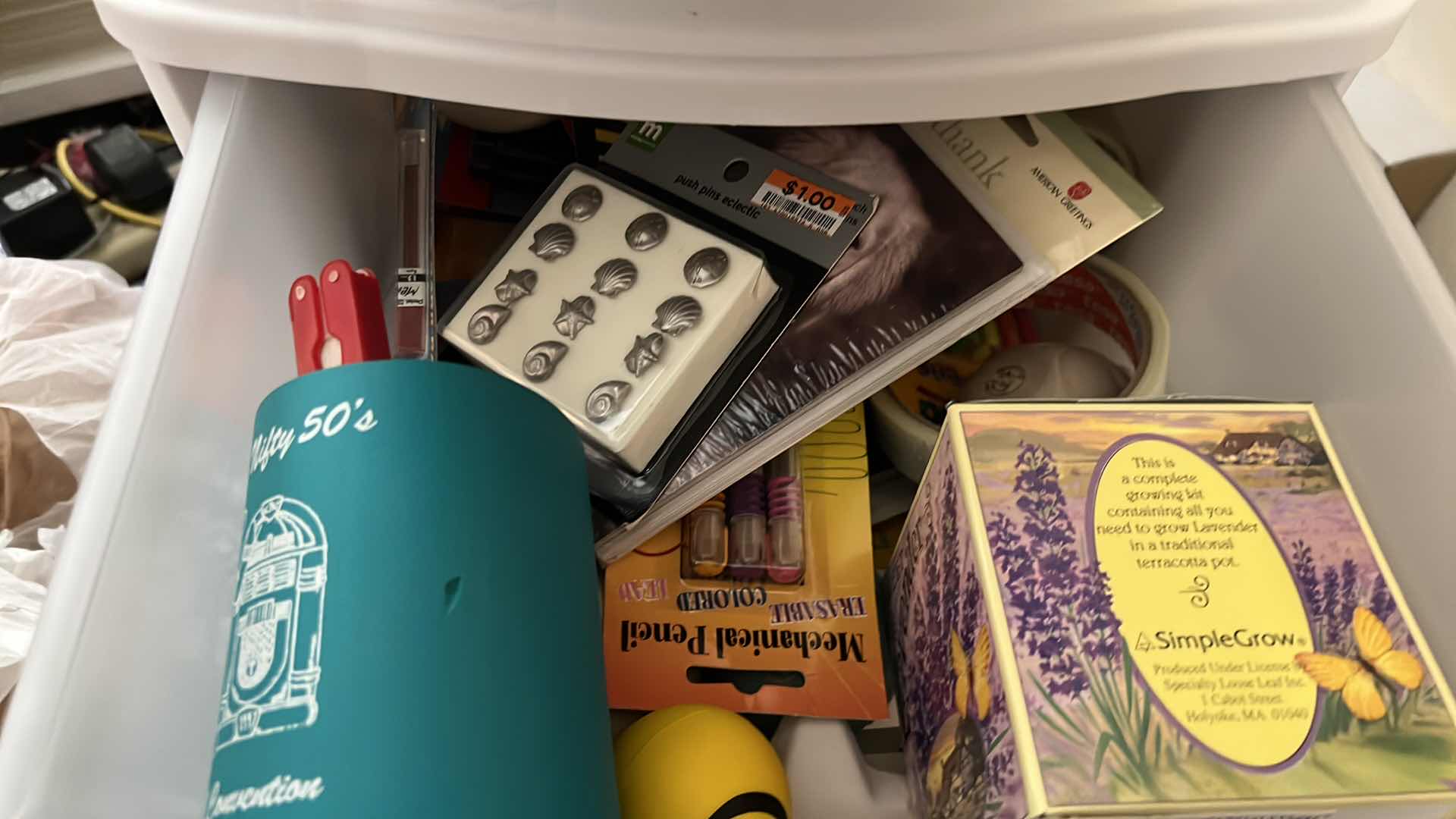 Photo 1 of 2 - ORGANIZERS AND CONTENTS: OFFICE SUPPLIES