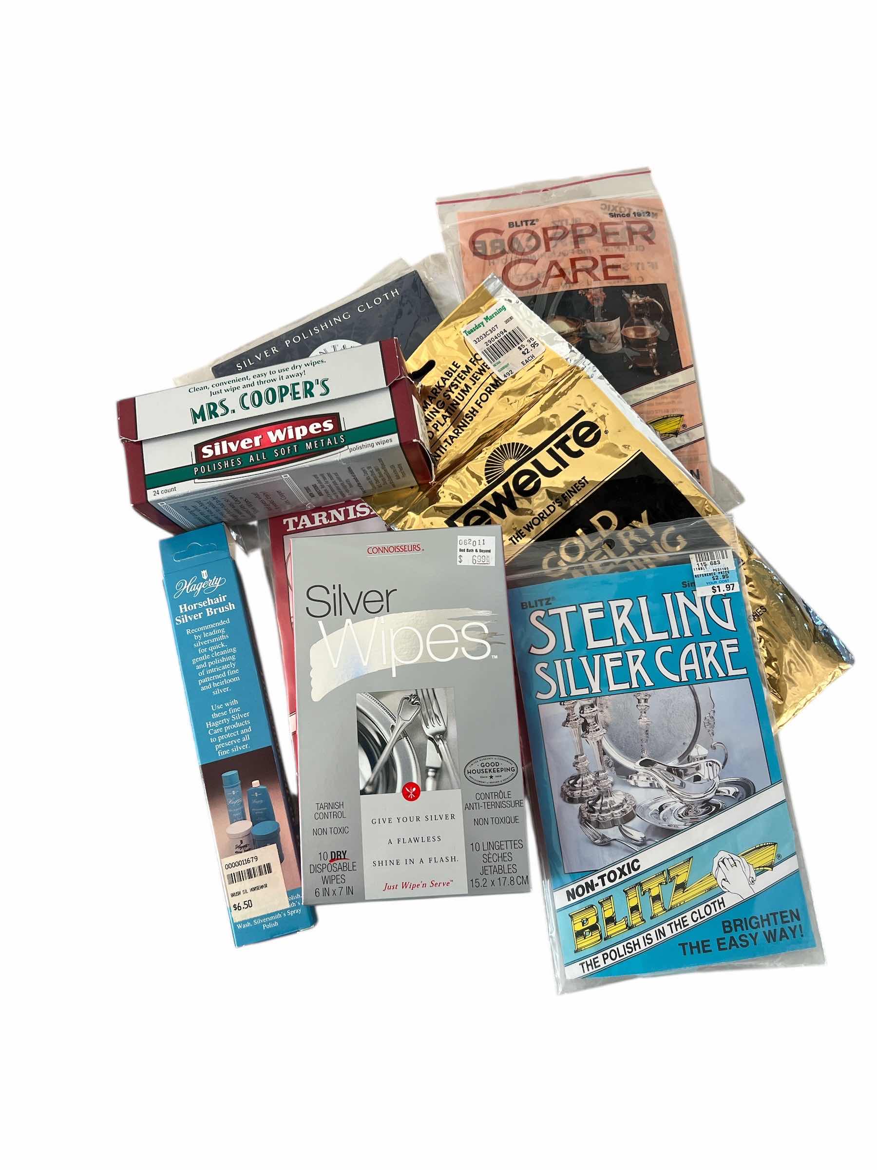 Photo 1 of SILVER, GOLD, BRASS AND COPPER CLEANING LOT