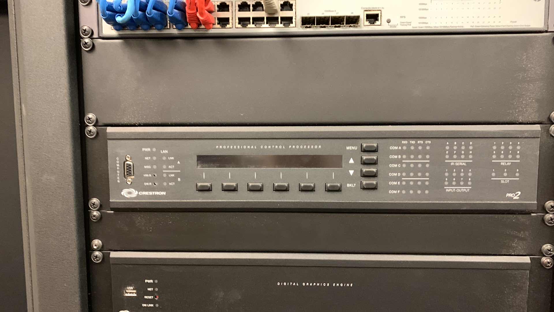 Photo 5 of CRESTRON MULTI UNIT VIDEO MULTIMEDIA SYSTEM IN RACK