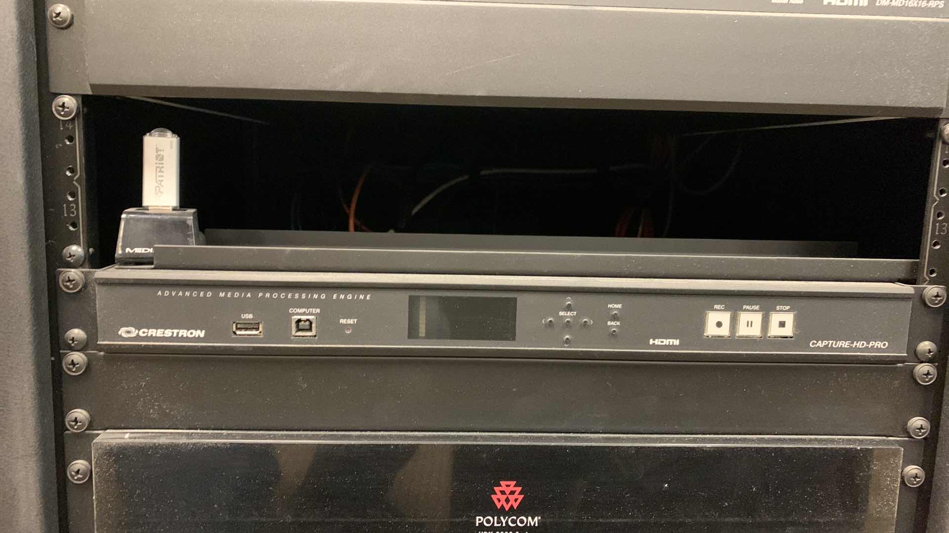 Photo 12 of CRESTRON MULTI UNIT VIDEO MULTIMEDIA SYSTEM IN RACK